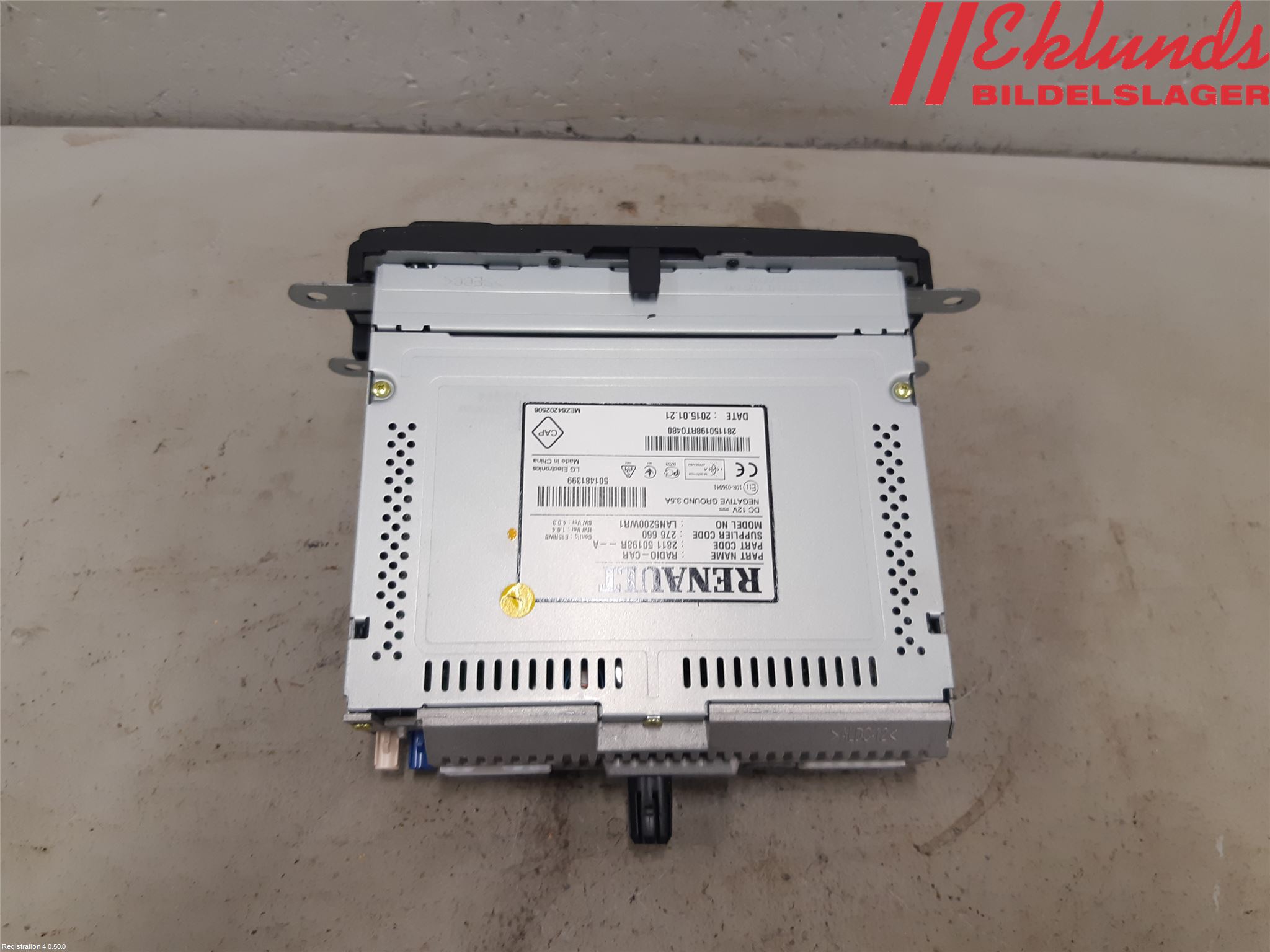 Renault TRAFIC/E-TECH 15- Cd Radio - Multimediapanel