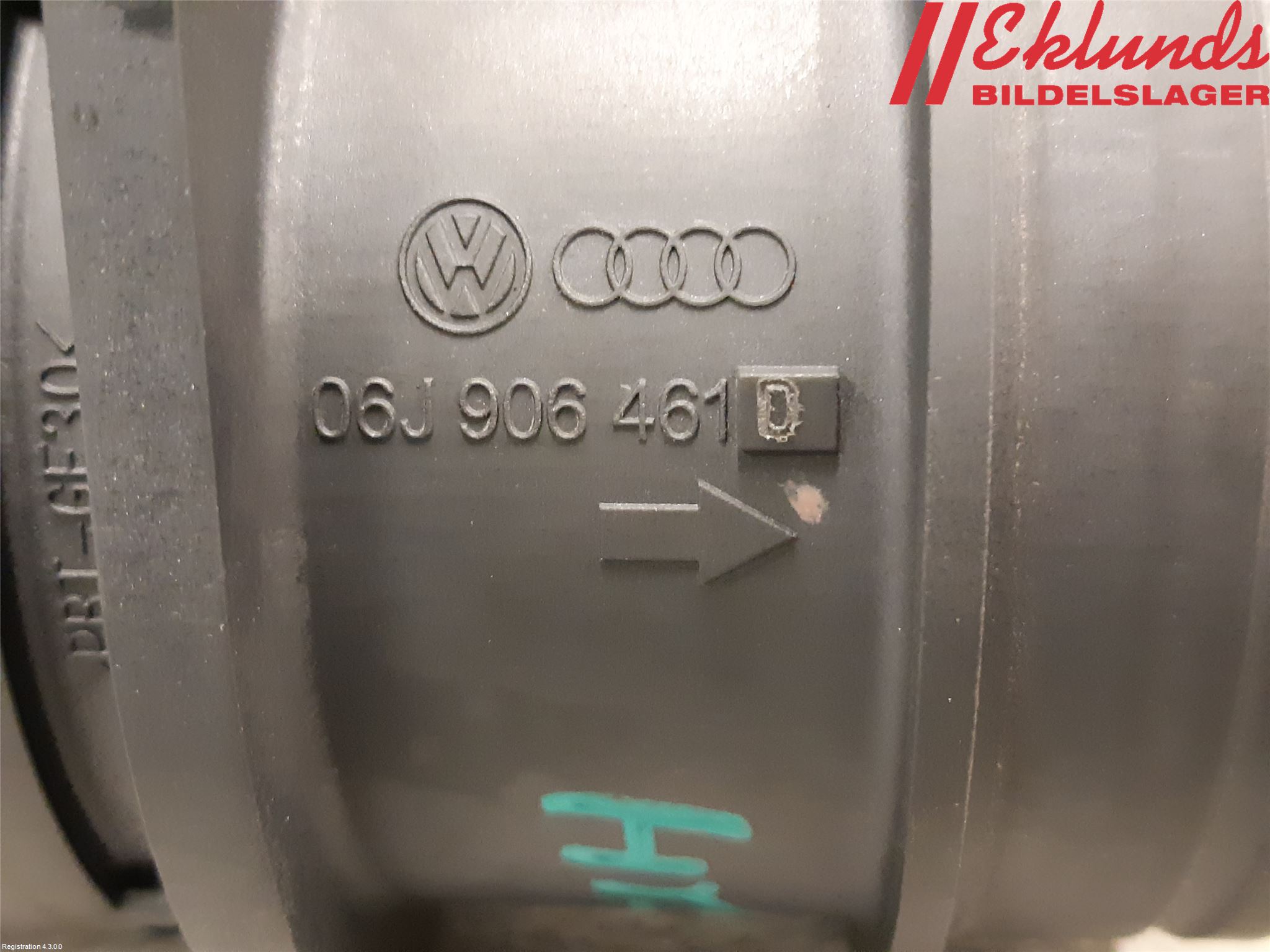 Volkswagen VW TOUAREG 7P 11-18 Injluftmassamätare