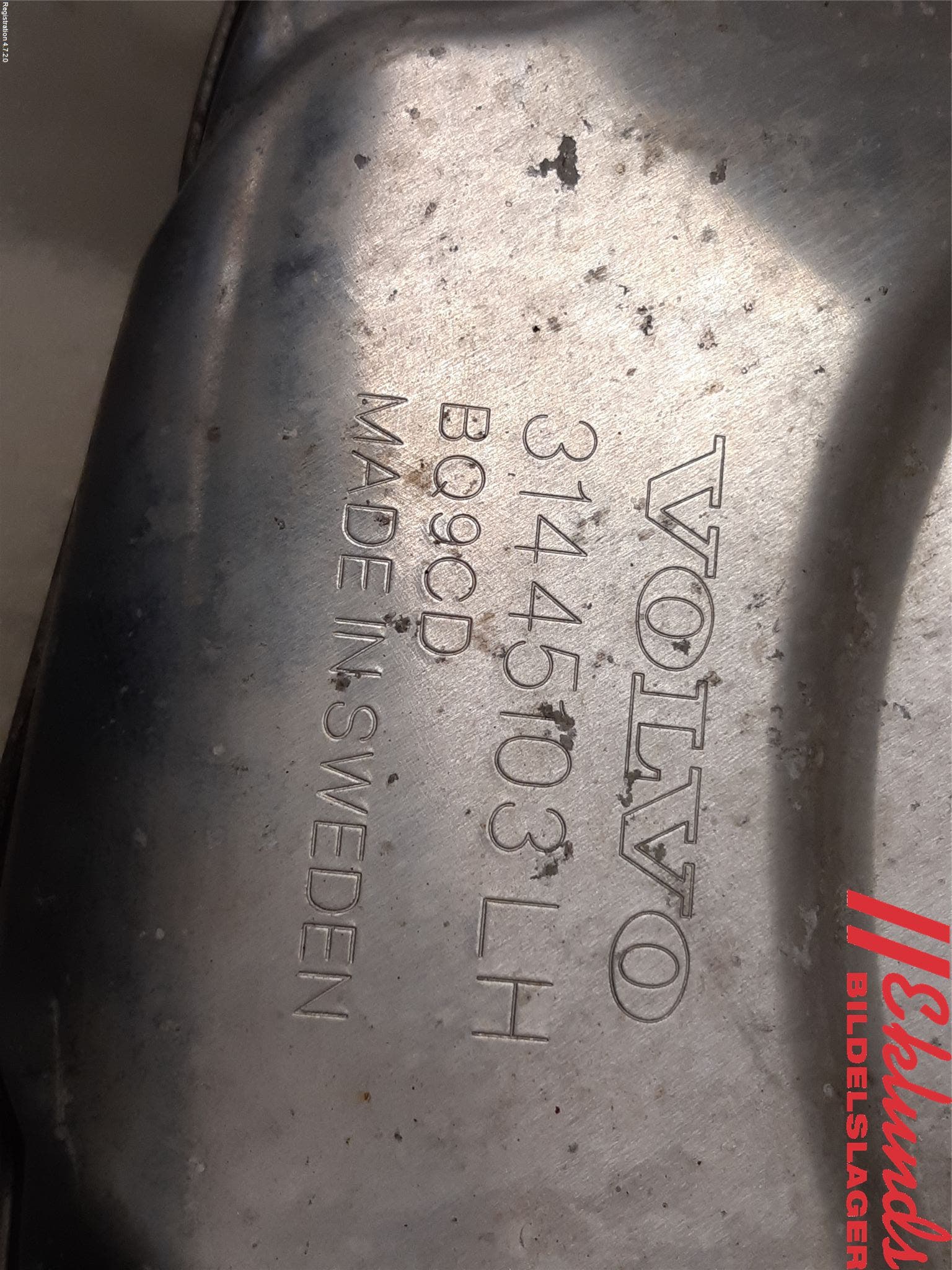 Volvo XC90/RECHARGE 16- Bromssköld Bak