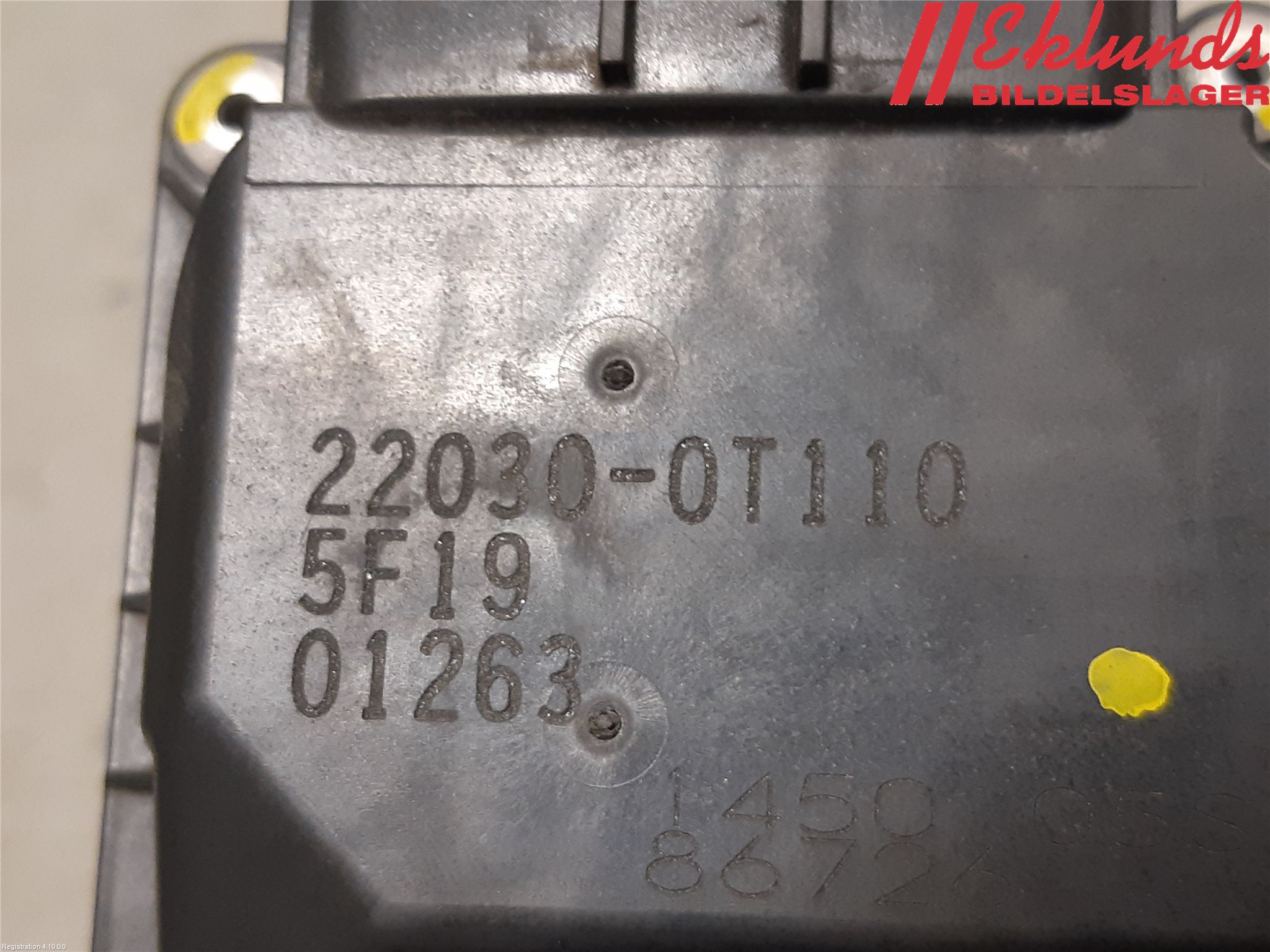Toyota AURIS 13-19 Injspjällhus