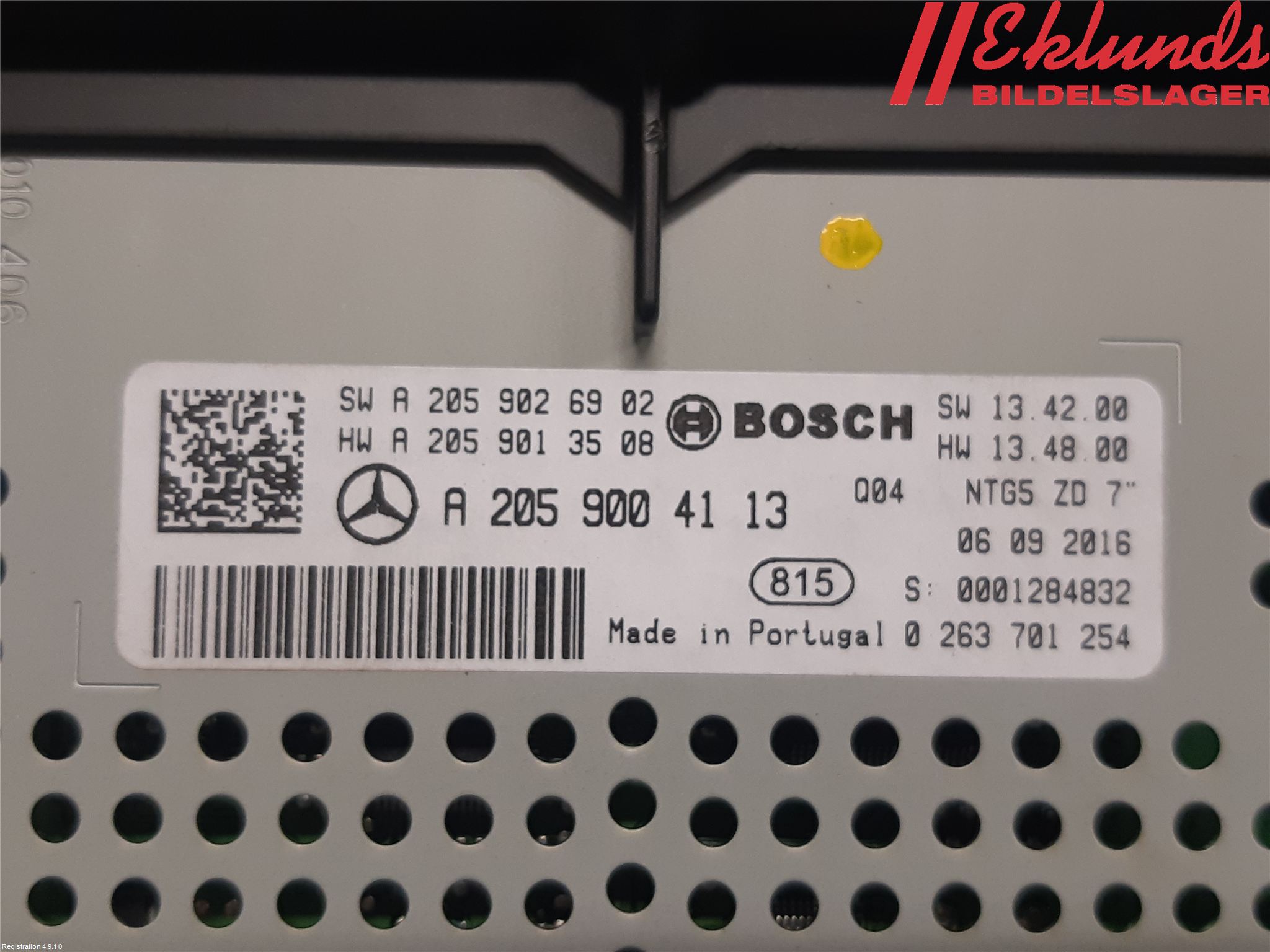 Mercedes-Benz MB C-KLASS (W205) 14-21 Multifunktionsdisplay