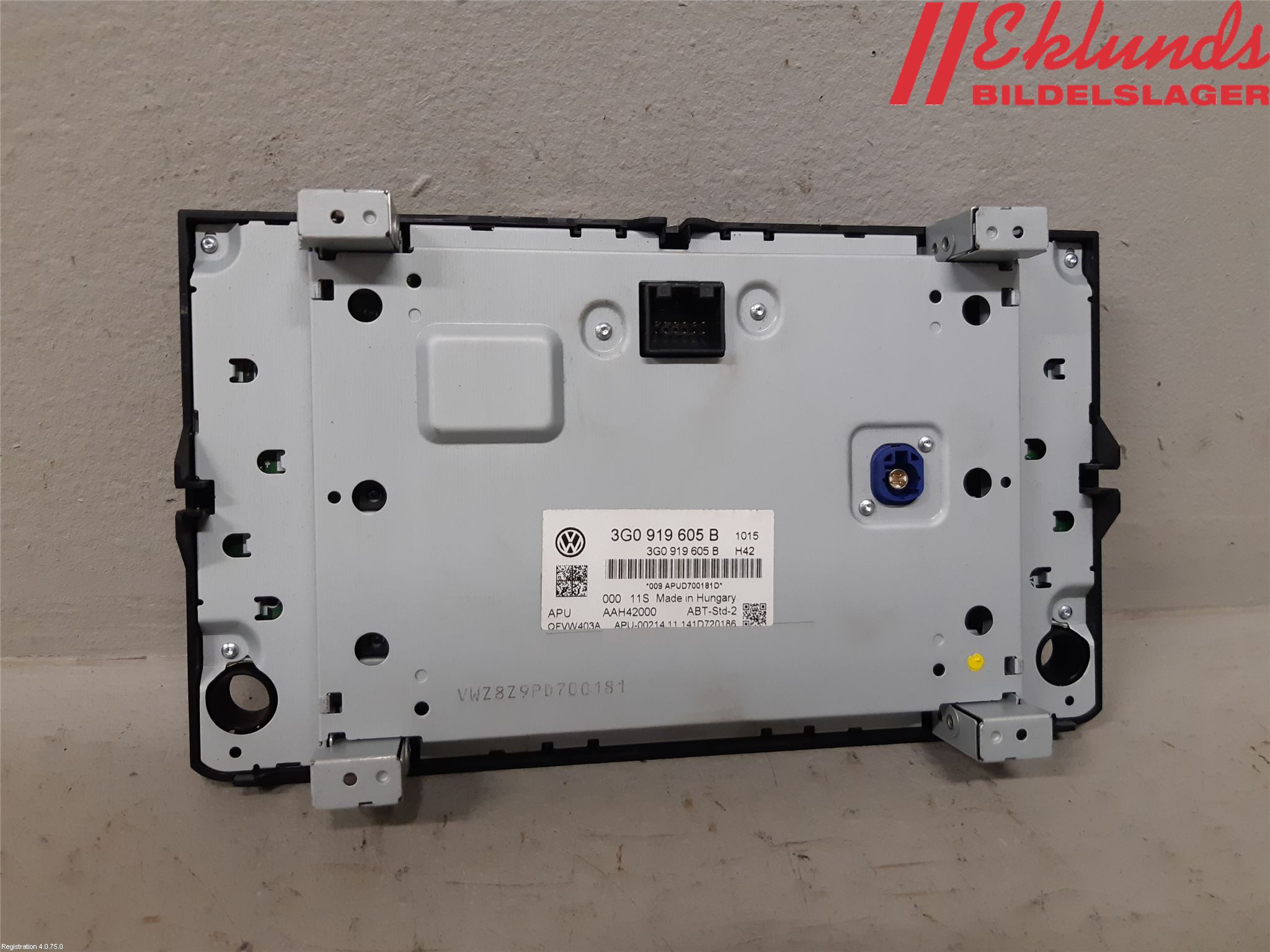 Volkswagen VW PASSAT 15-19 Cd Radio - Multimediapanel