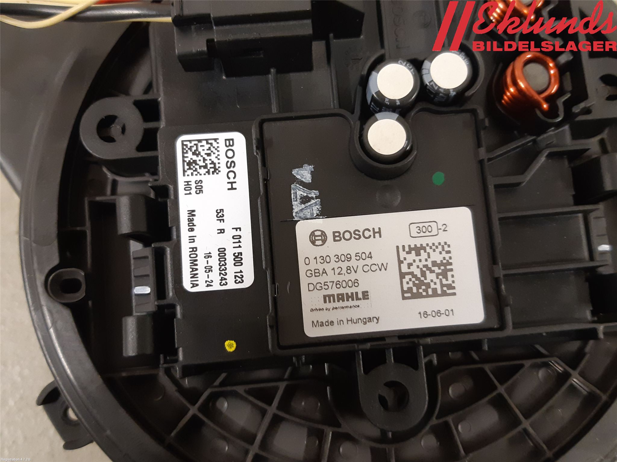Volvo XC90/RECHARGE 16- Ac Värmefläkt