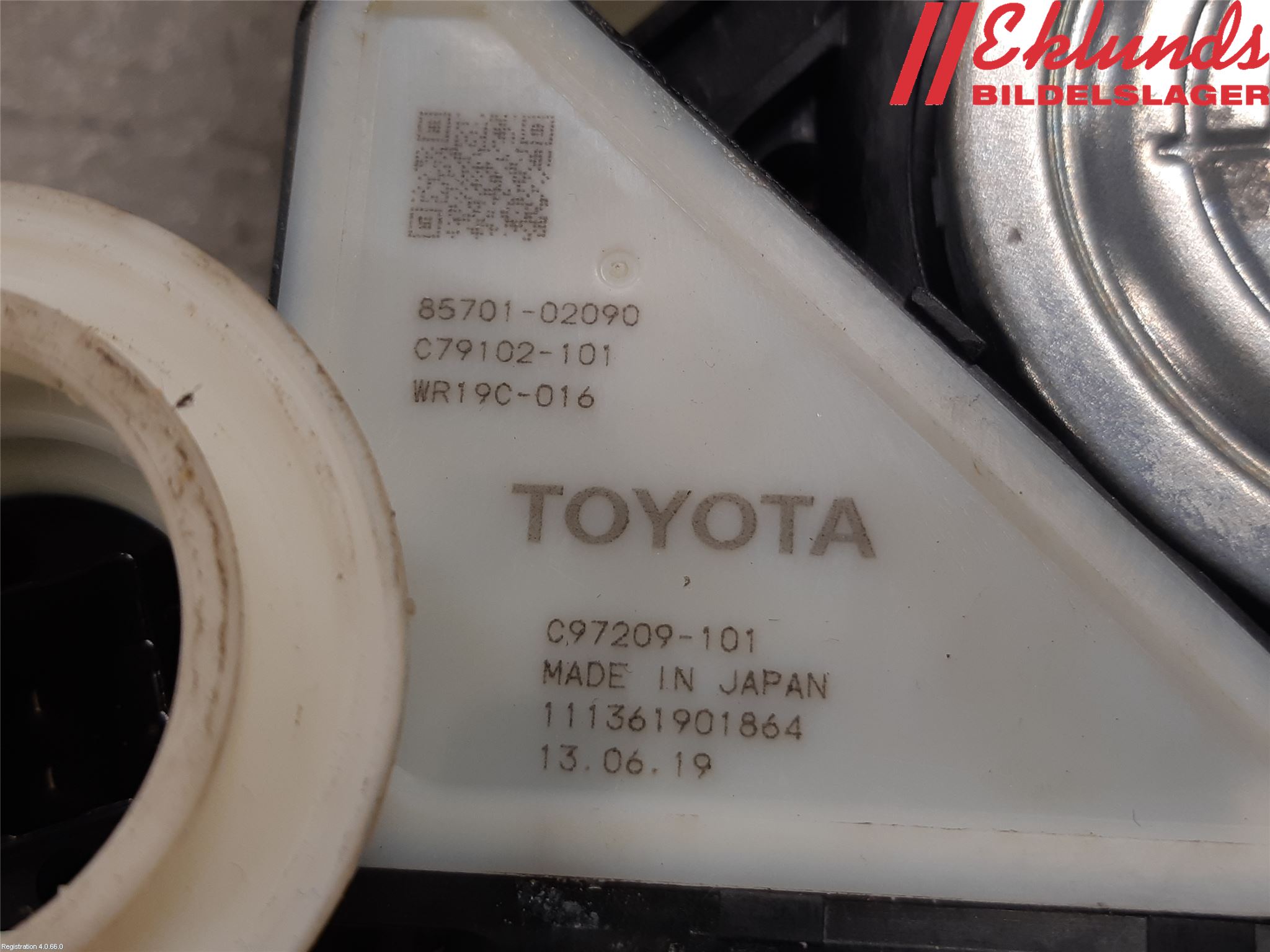 Toyota COROLLA 19- Fönsterhiss El Kompl