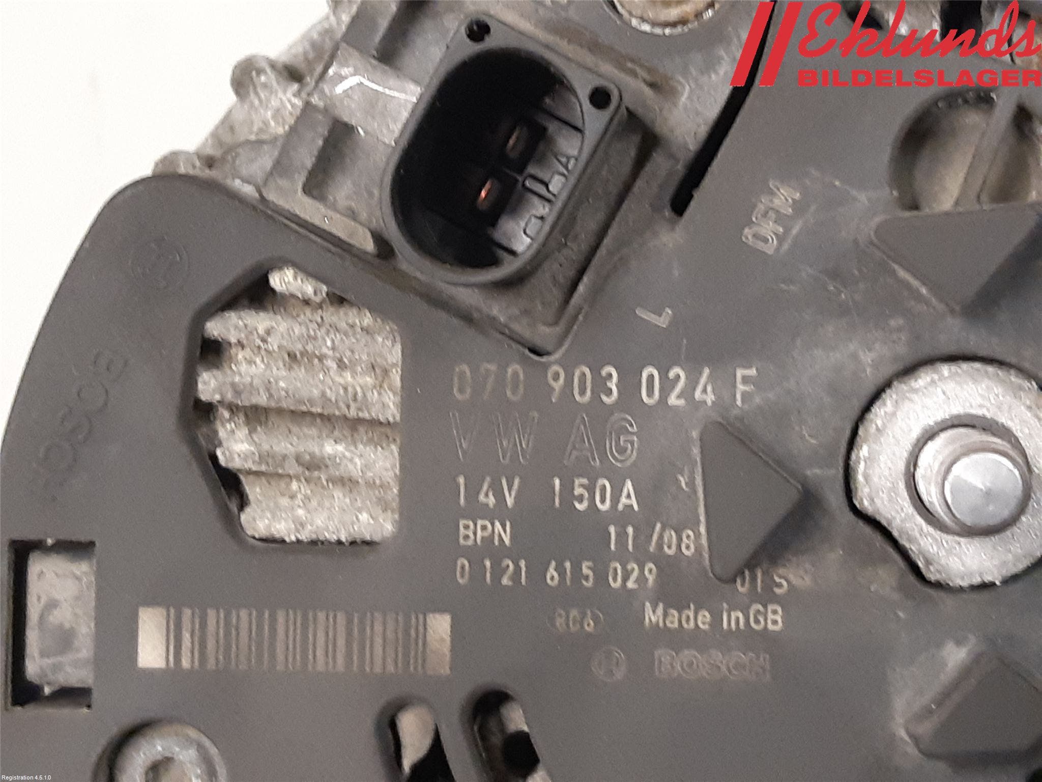 Volkswagen VW TRANSP/CARAVELLE (T5) 04-15 Generator