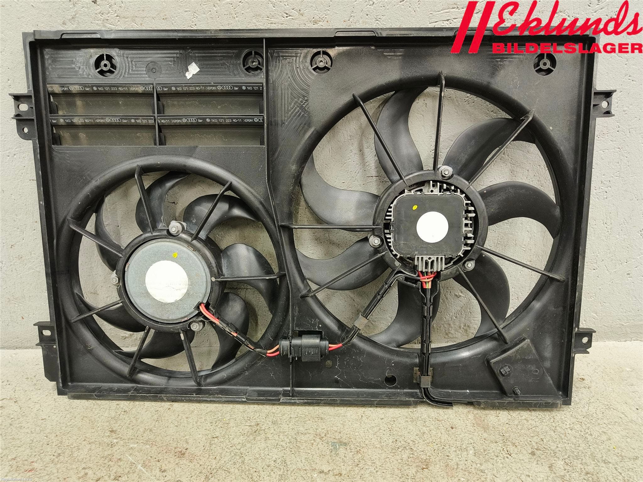 Volkswagen VW PASSAT 11-14 Kylfläkt El