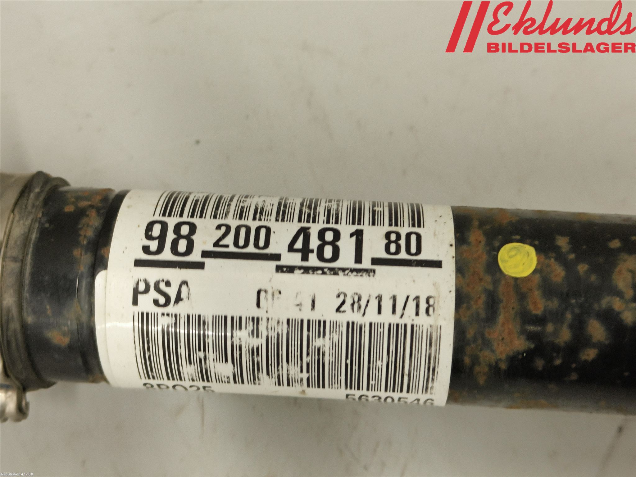 Citroen JUMPY/E-JUMPY 16- Drivaxel Fram Vänster