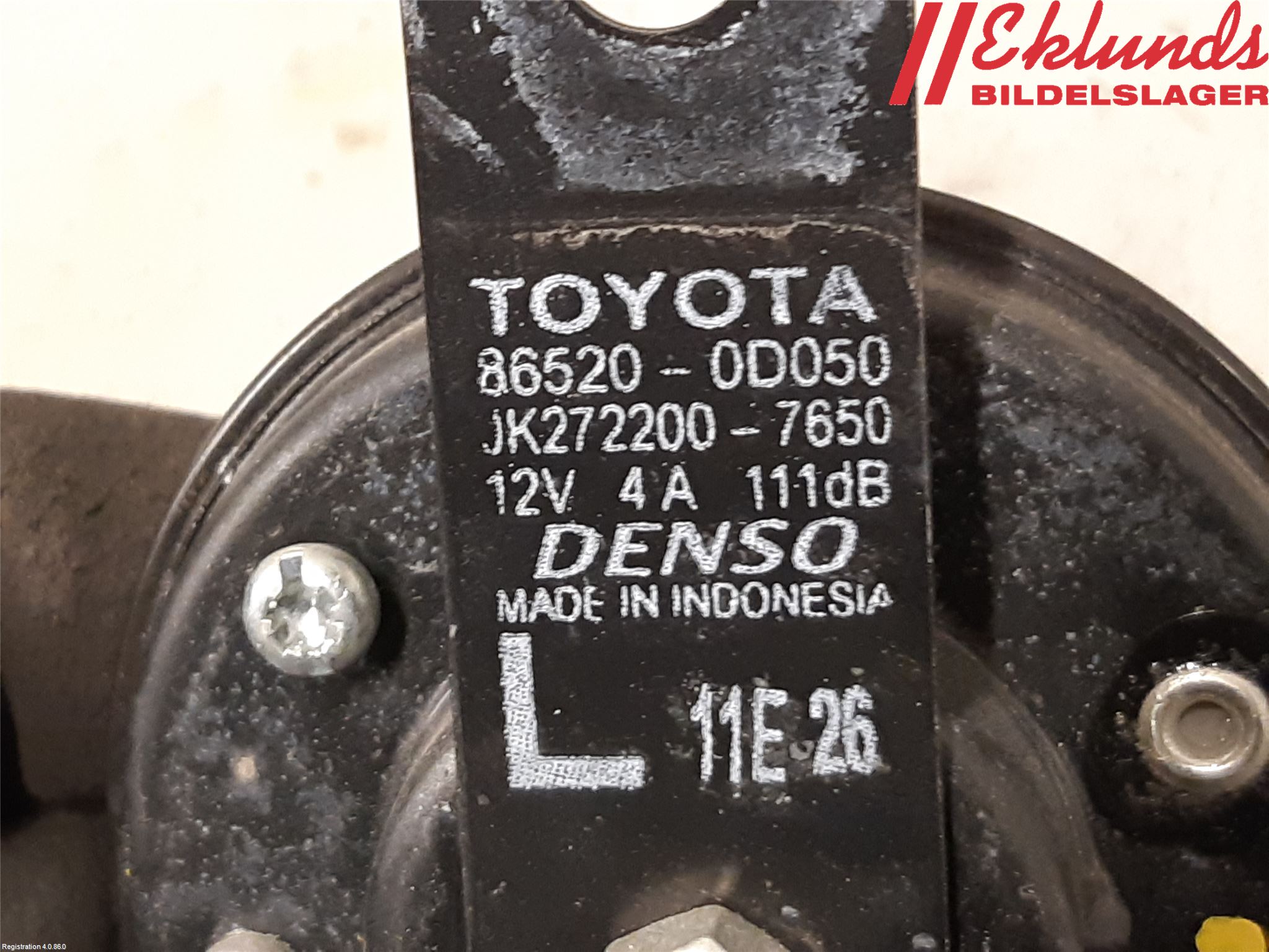 Toyota YARIS CROSS XP21 21- Signalhorn