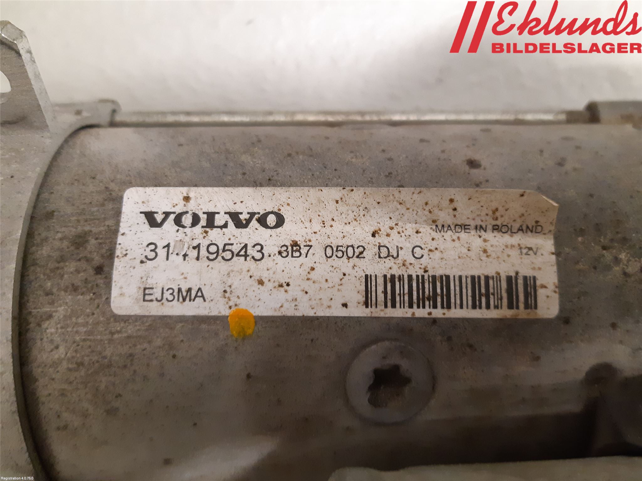 Volvo V90 17->> Startmotor Diesel