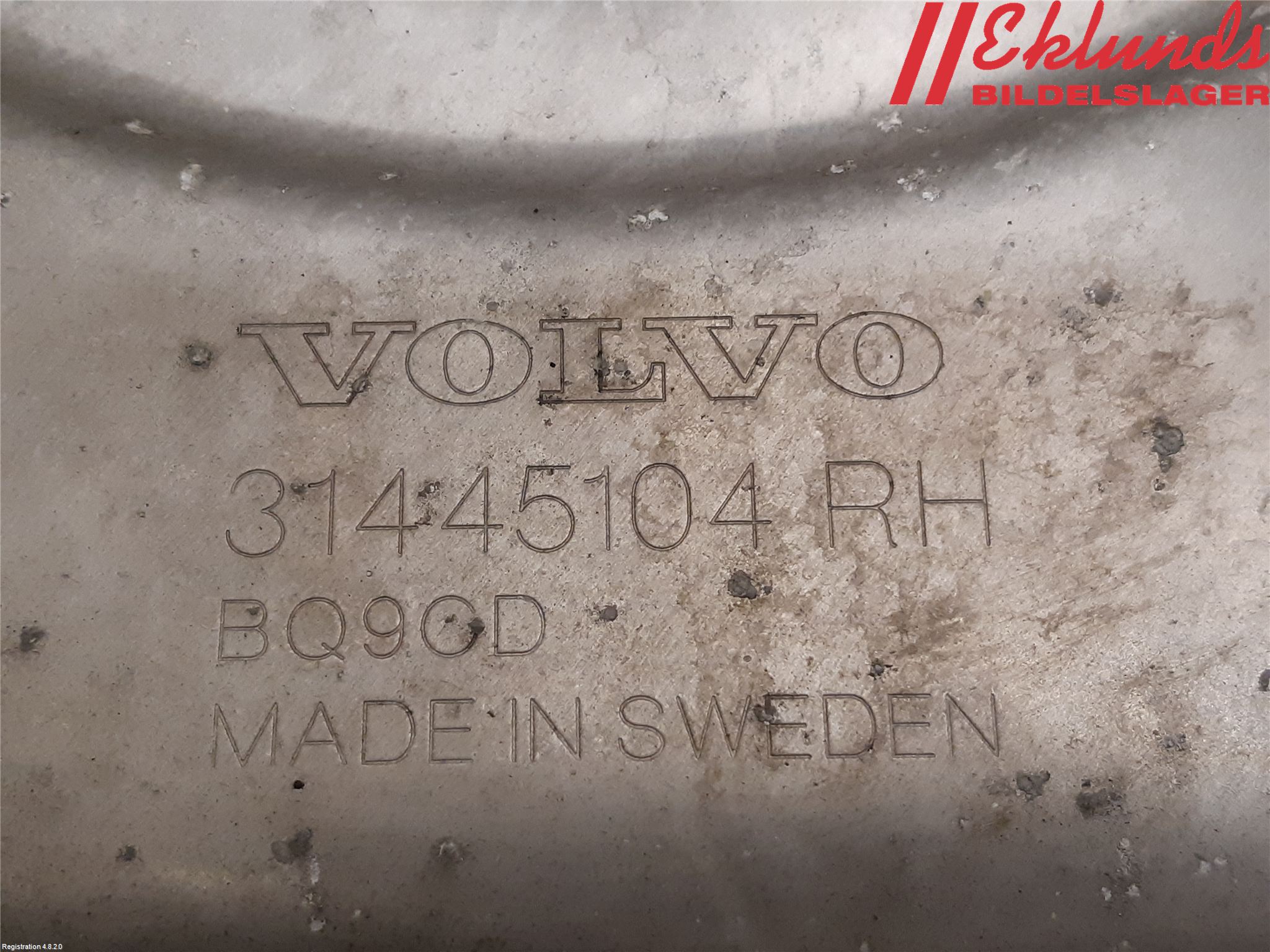 Volvo XC90/RECHARGE 16- Bromssköld Bak