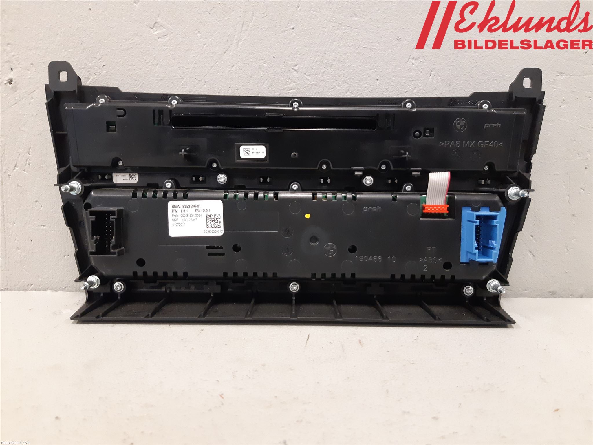 BMW 5 F10/F11/F18 09-17 Ac Styrenhet Ac Manöveren