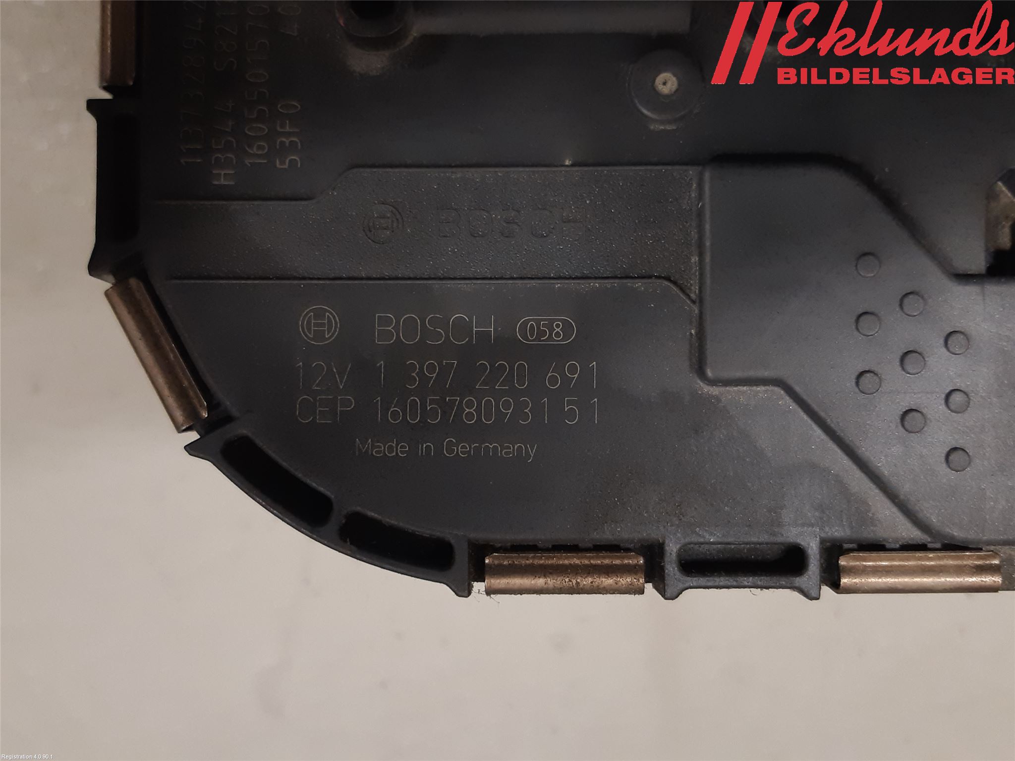 Volkswagen VW PASSAT 15-19 Torkarmotor Vindruta