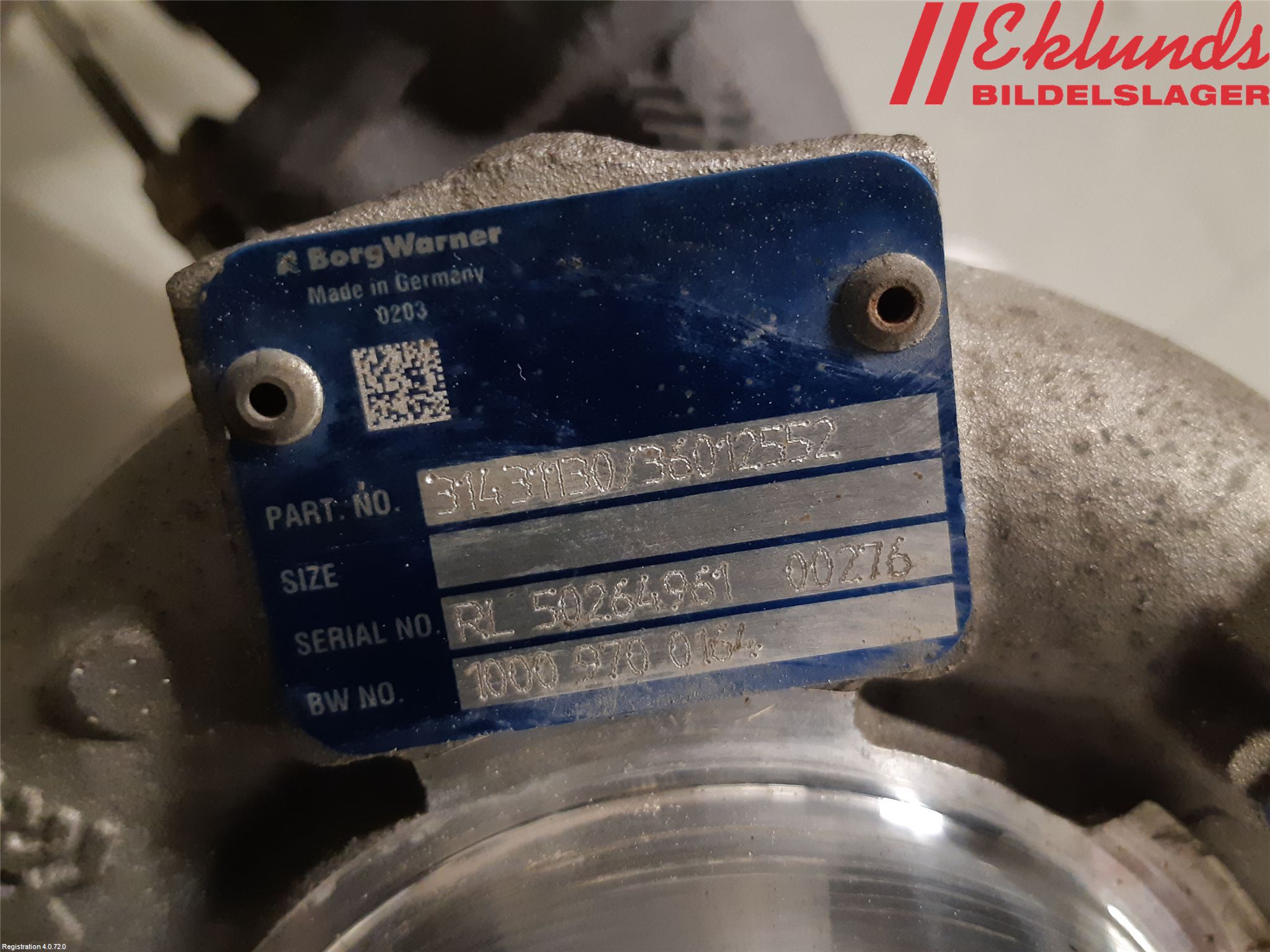 Volvo XC70 14-16 Turboaggregat