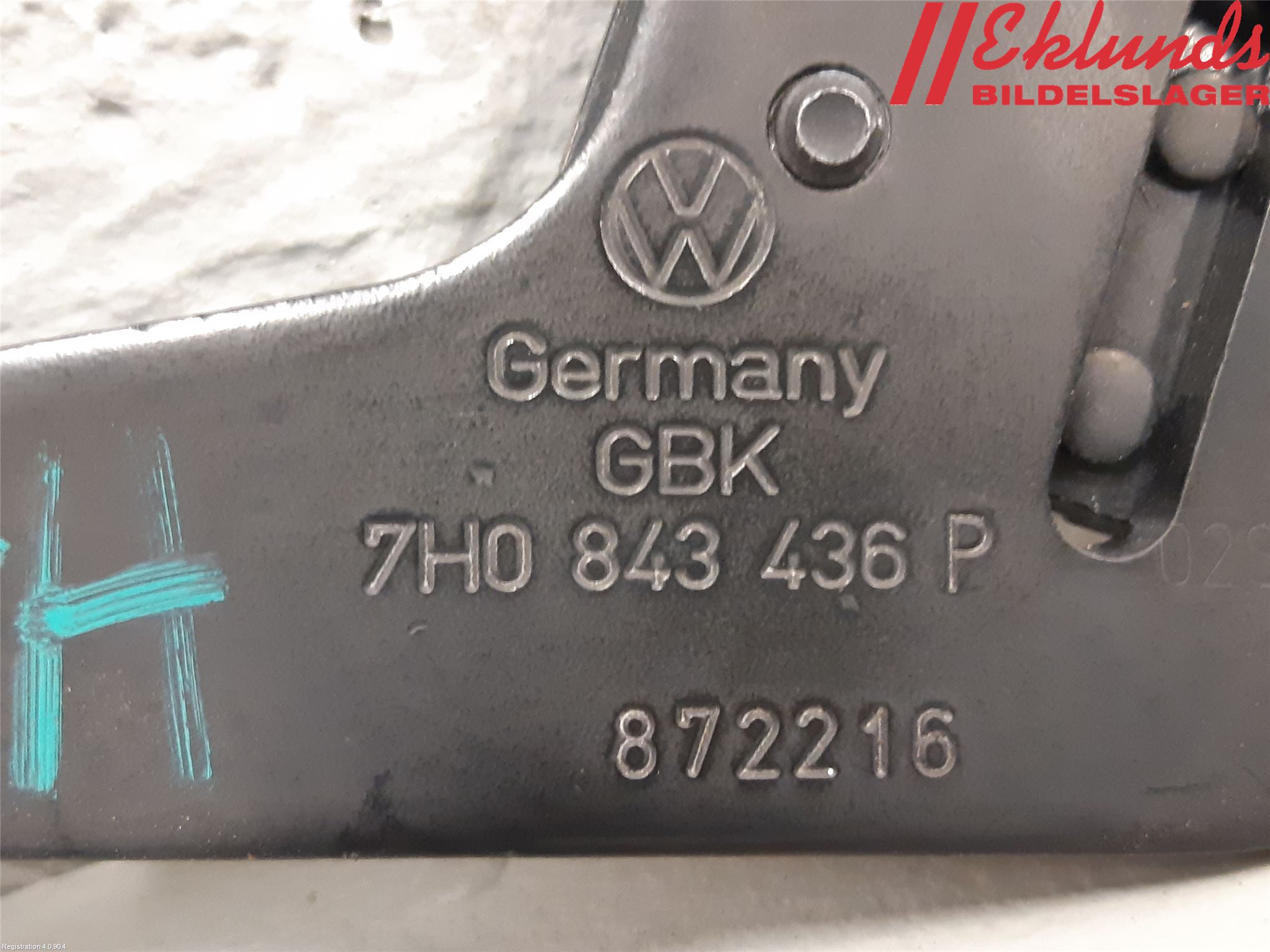 Volkswagen VW TRANSP/CARAVELLE (T6) 16-22 Dörrgångjärn