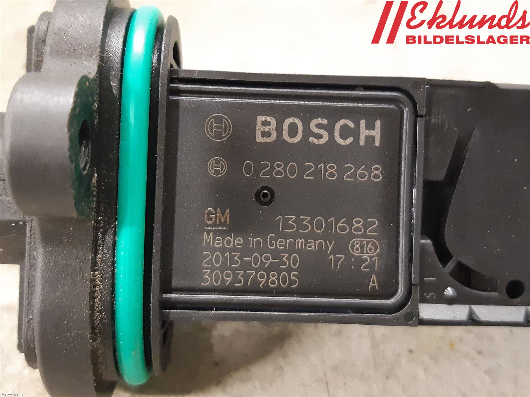 Opel ASTRA J 10-15 Injluftmassamätare