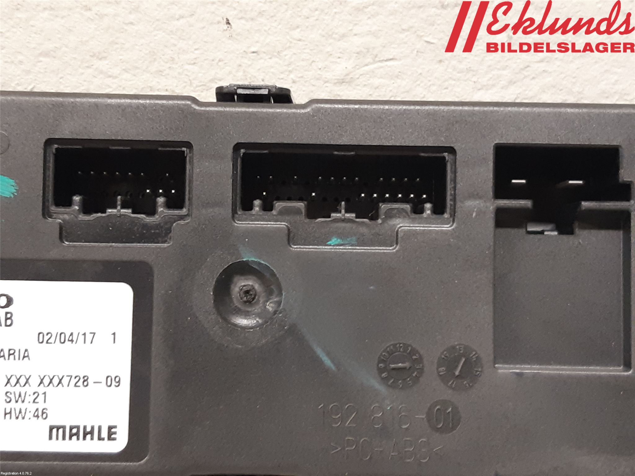 Volvo V90 17->> Styrenhet Övrigt