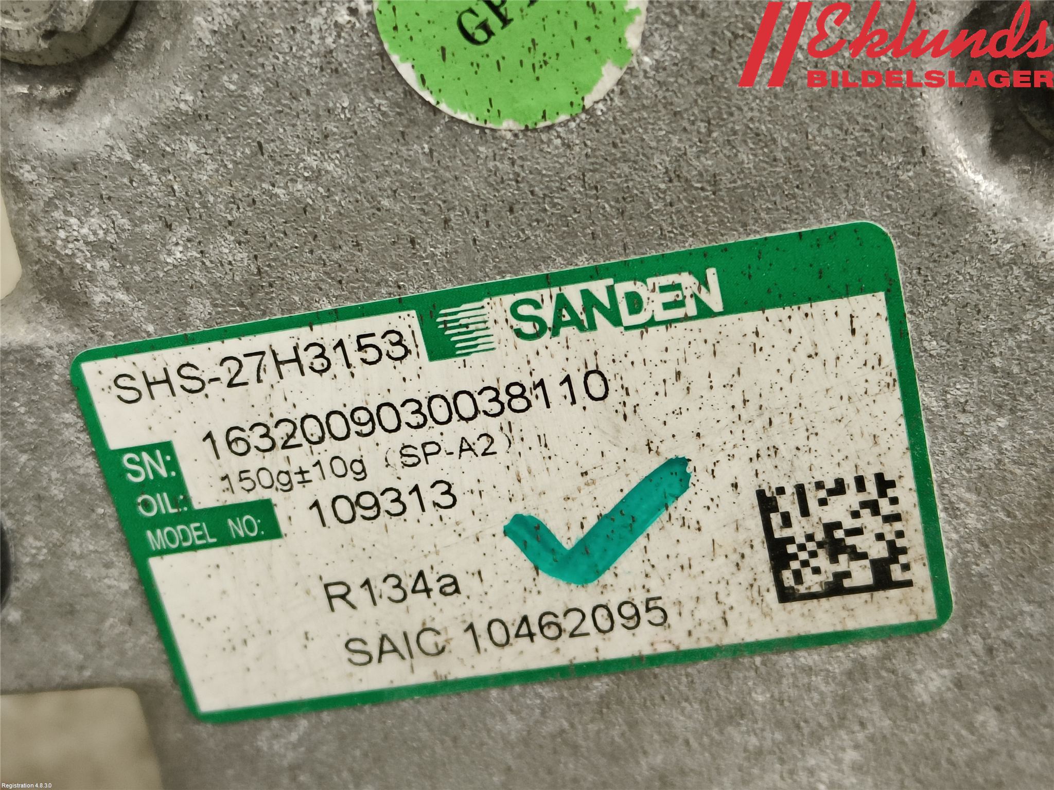 MG ZS EV 20- Ac Kompressor