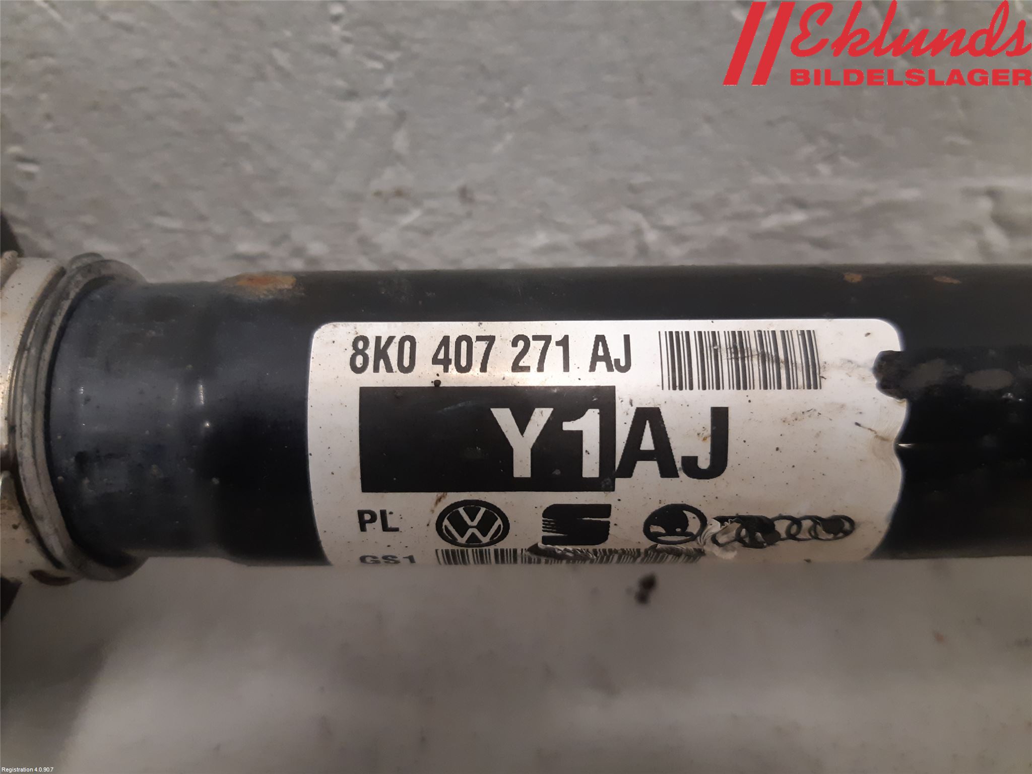 Audi A5 07-16 Drivaxel Fram Höger