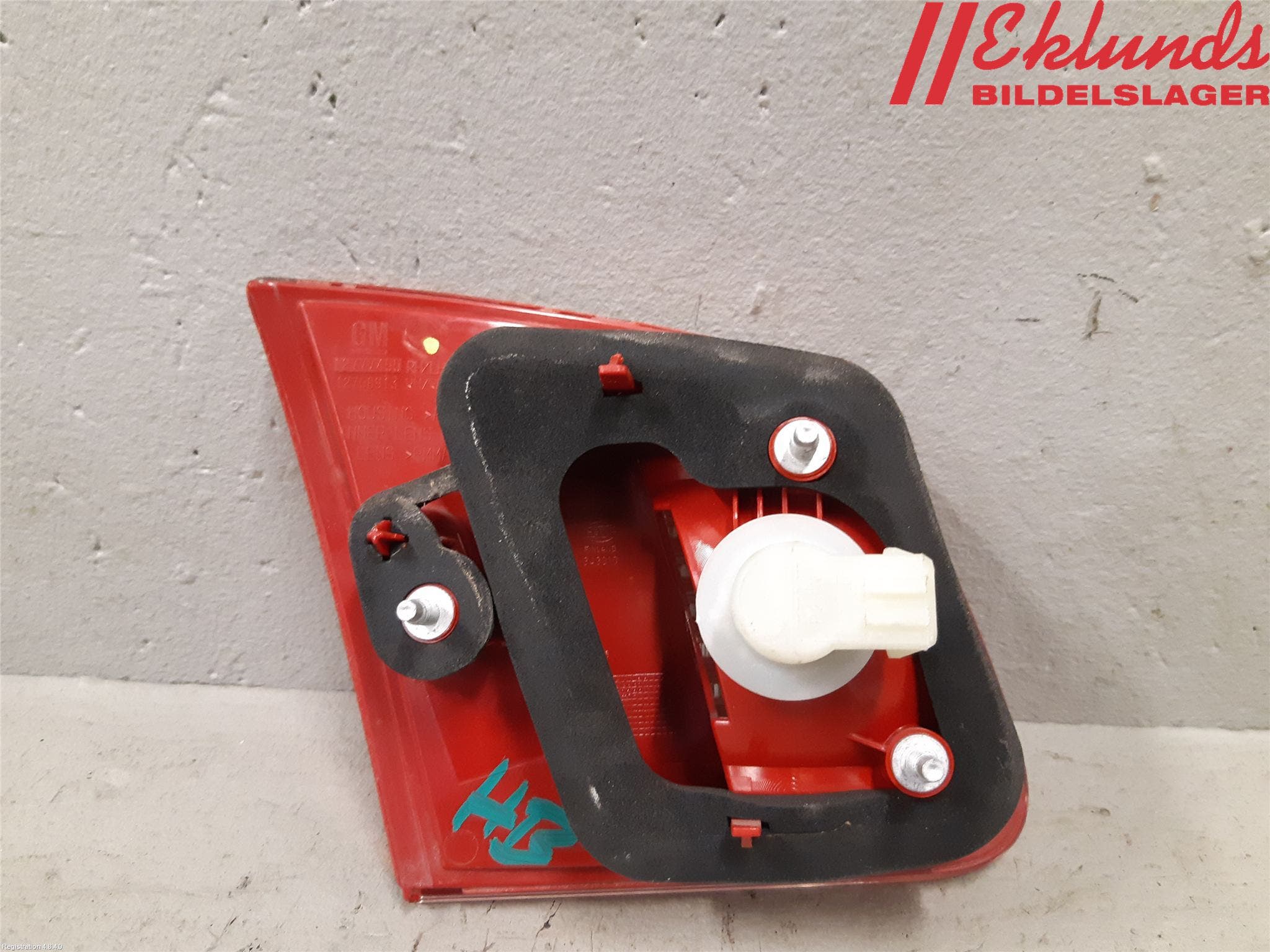 Saab 9-5 06-10 Bakljus Lucka Hö