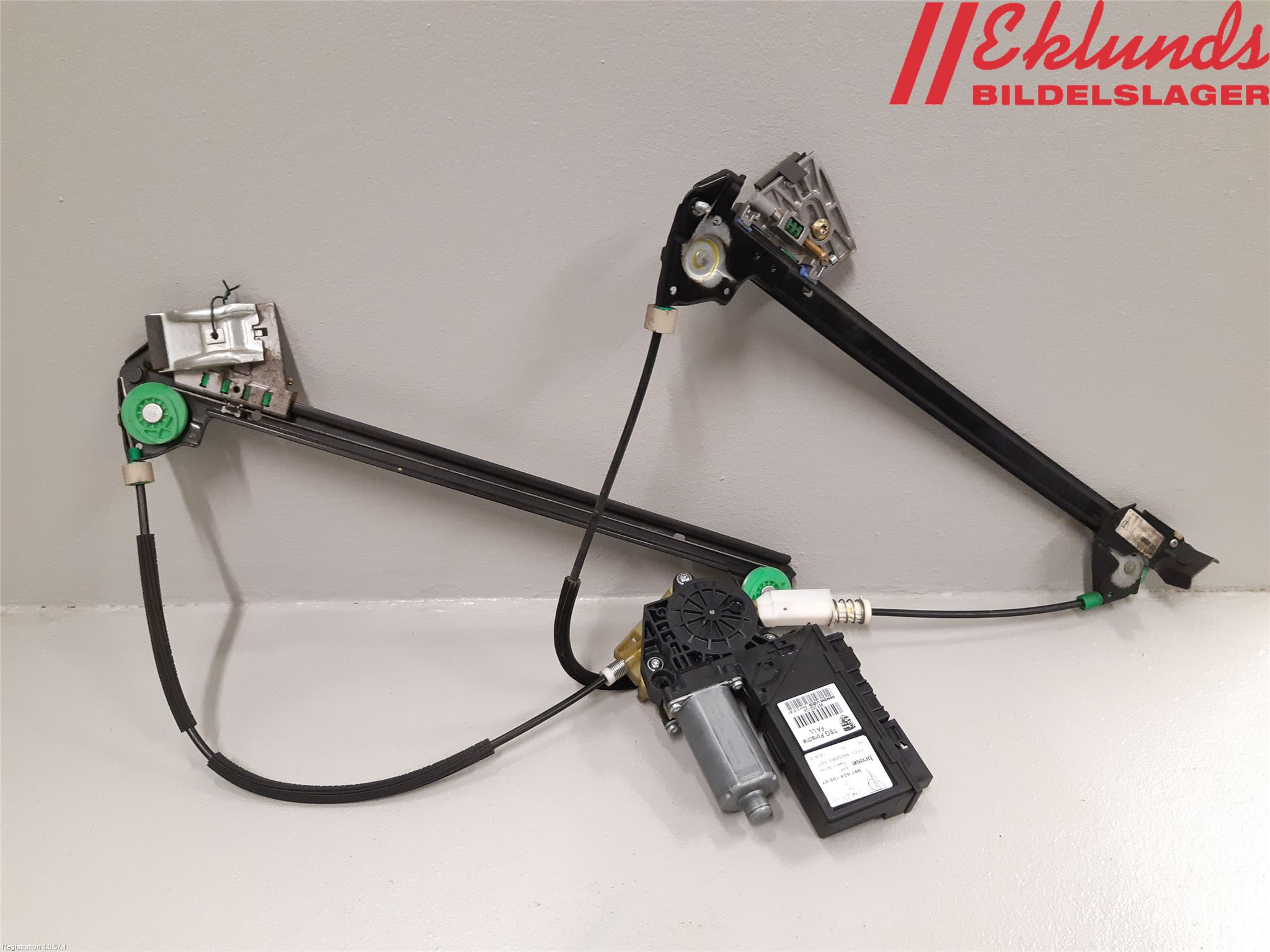 Porsche 911 64- Fönsterhiss El Kompl