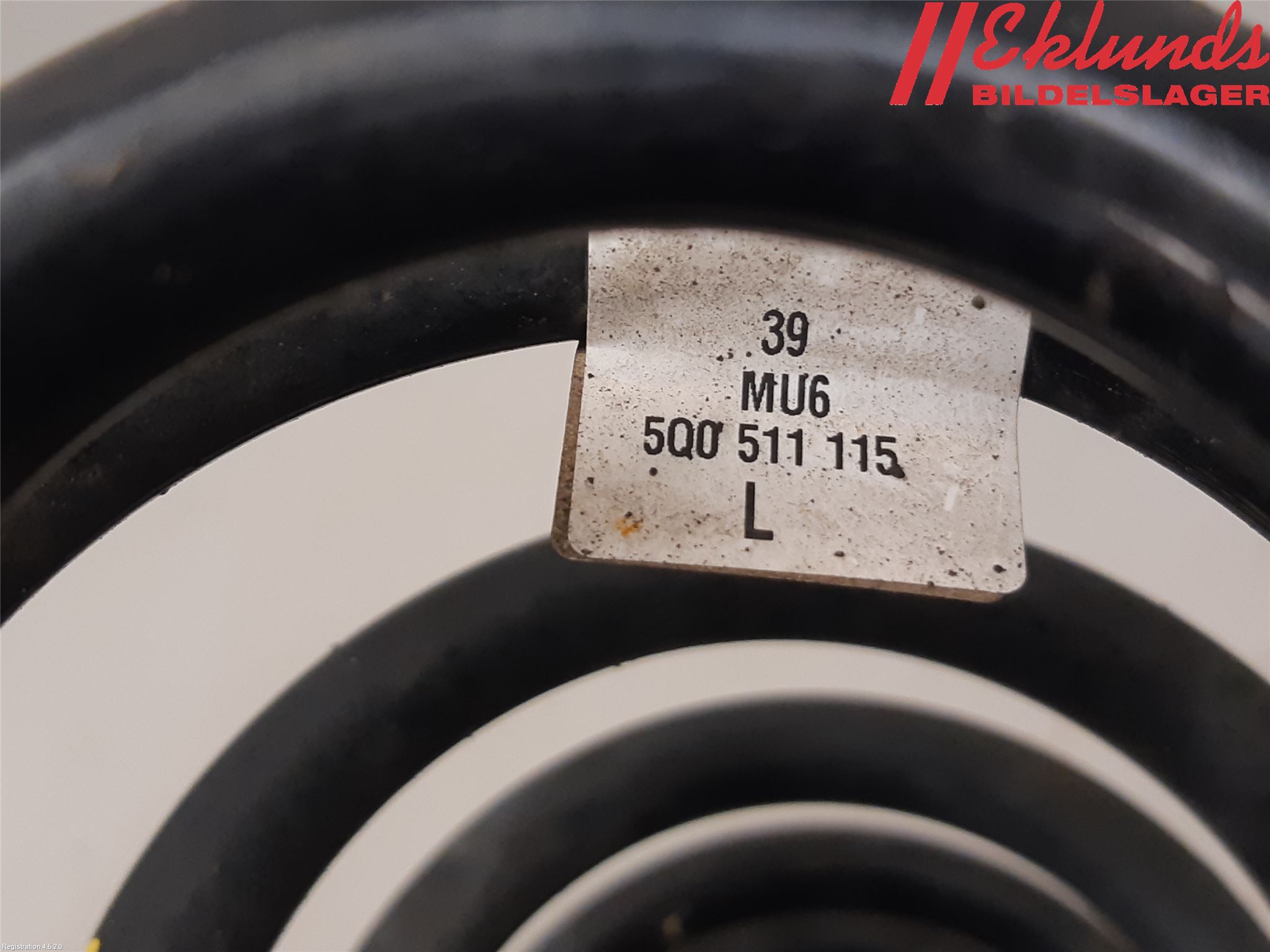 Volkswagen VW GOLF / E-GOLF VII 13-20 Fjäder Bak