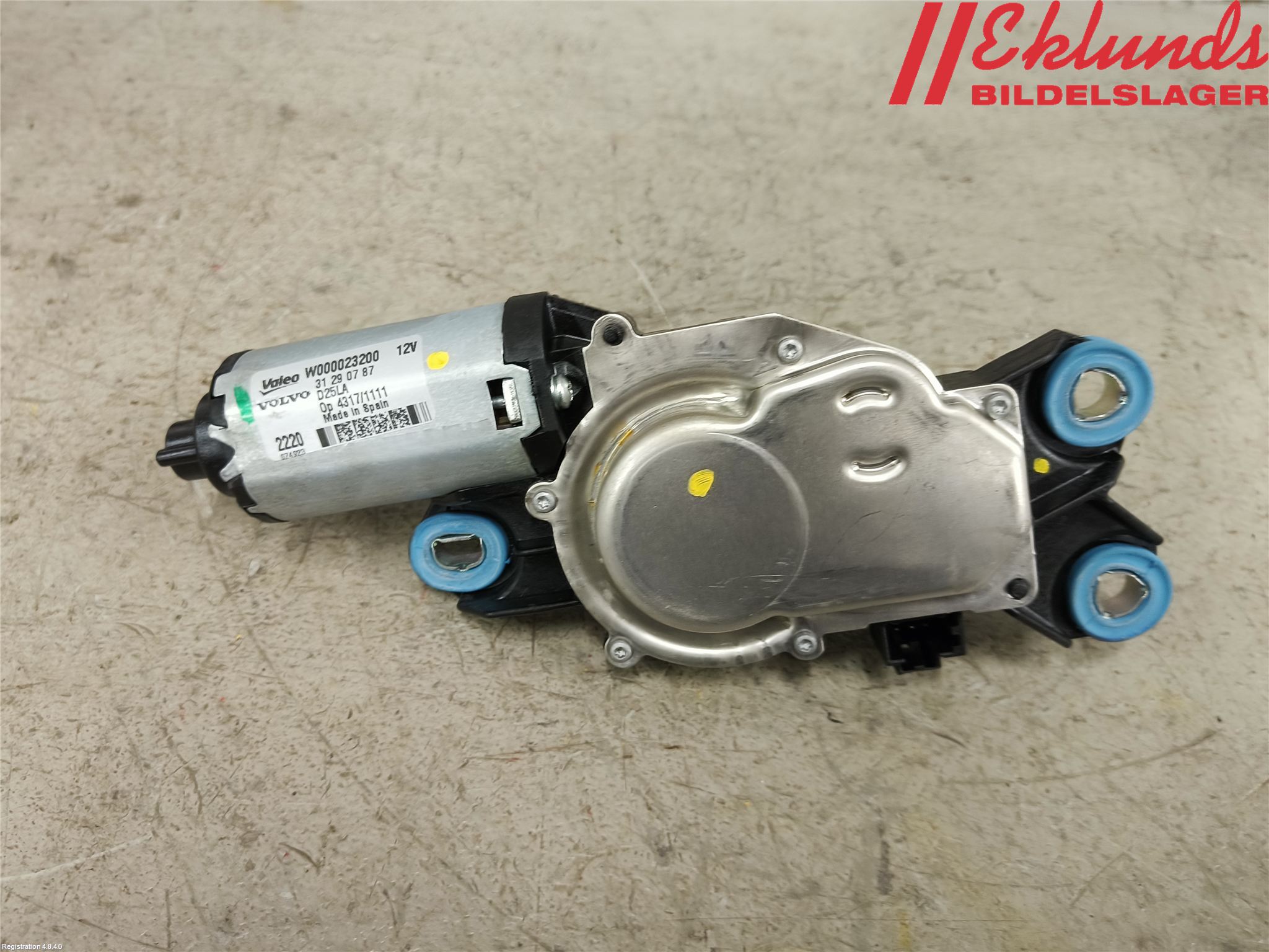 Volvo V70 14-16 Torkarmotor Baklucka