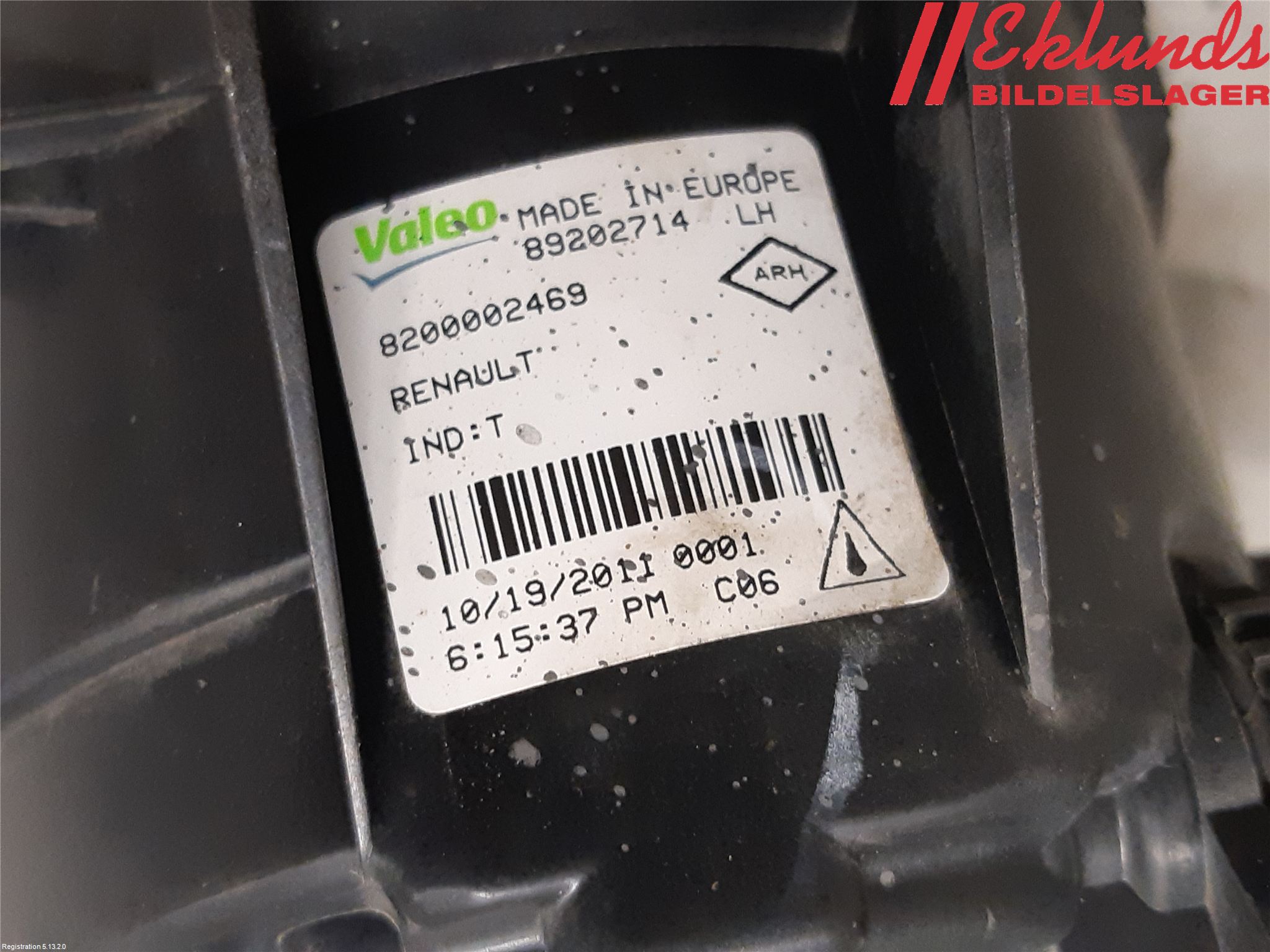 Renault CLIO III  09-12 Dimljus-Varselljus Fram