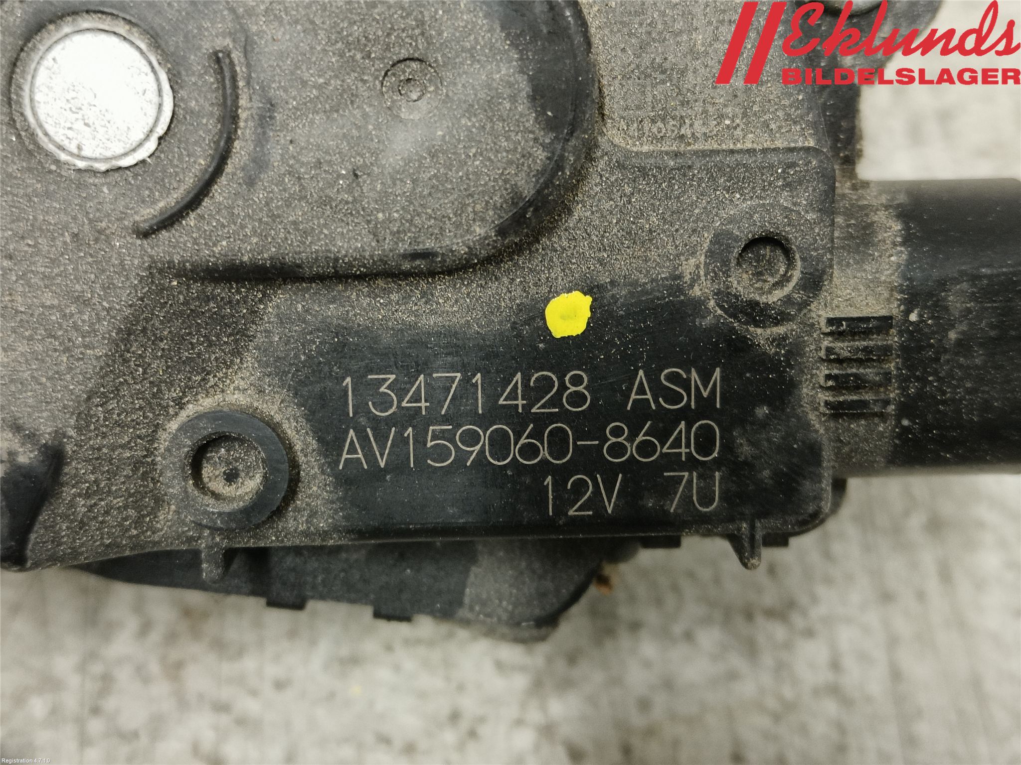 Opel INSIGNIA 17- Torkarmotor Vindruta