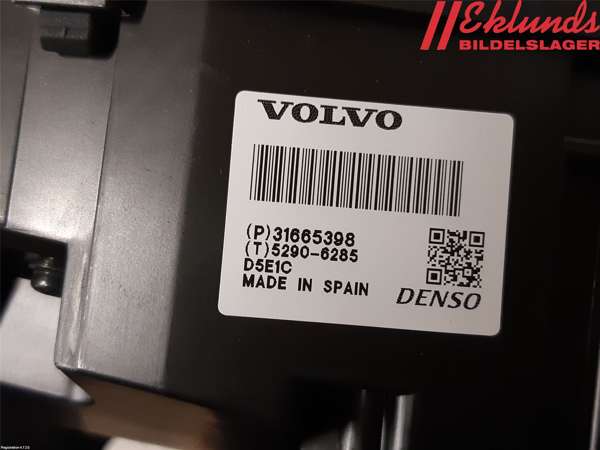 Volvo XC90/RECHARGE 16- Bildskärm