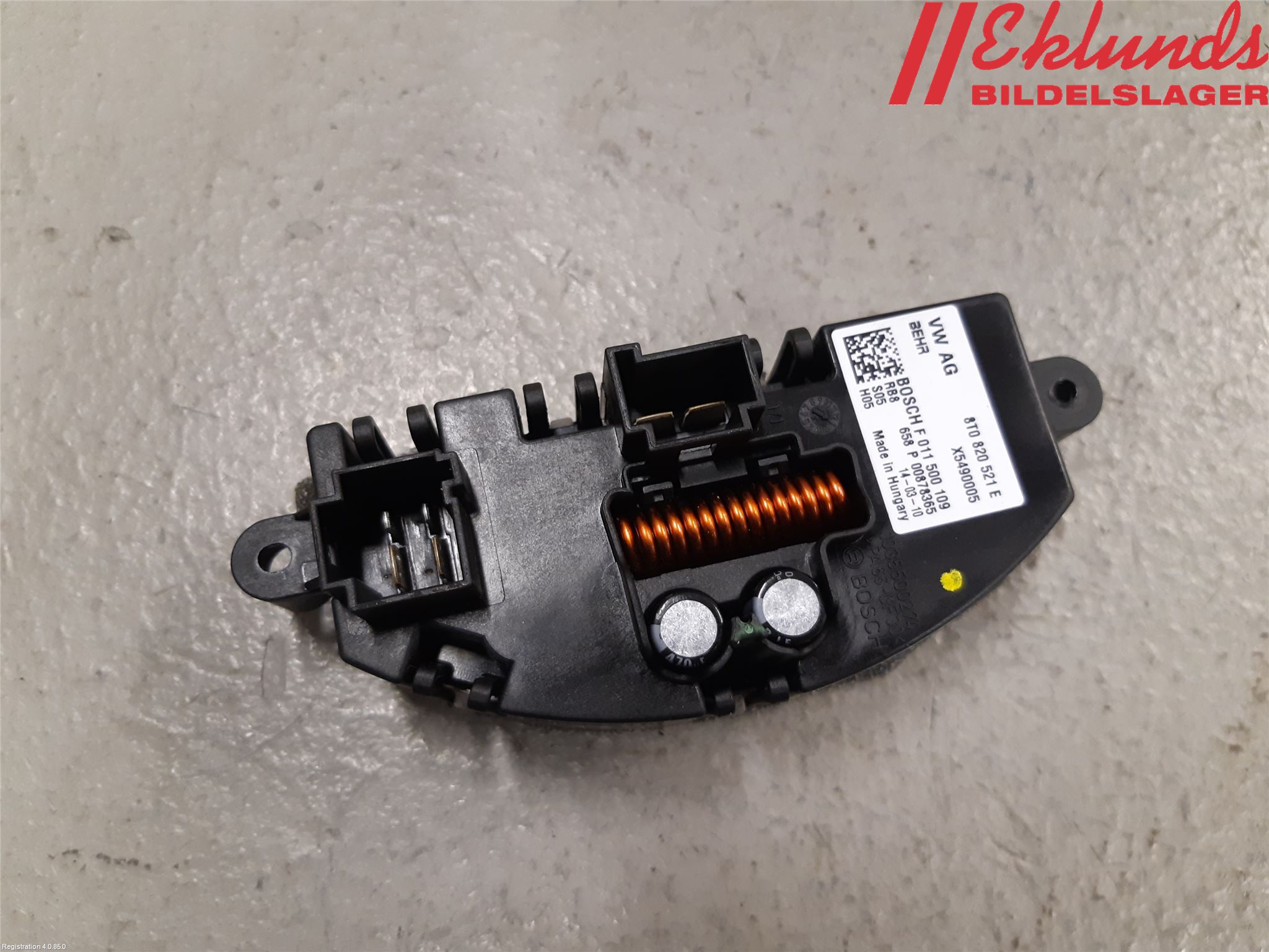 Audi A4 12-15 Värmefläktsmotstånd