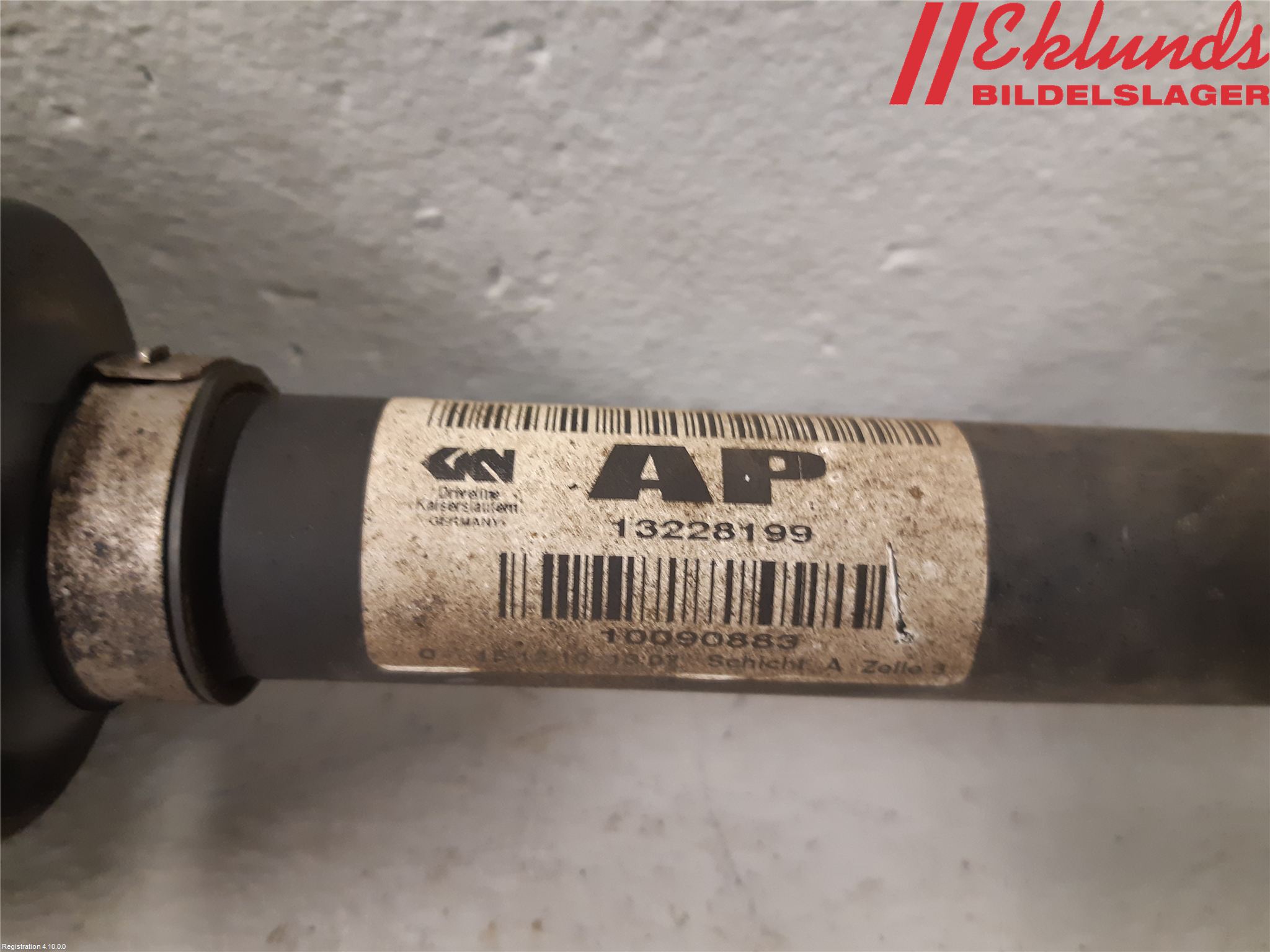 Saab 9-5 10-12 Drivaxel Fram Höger