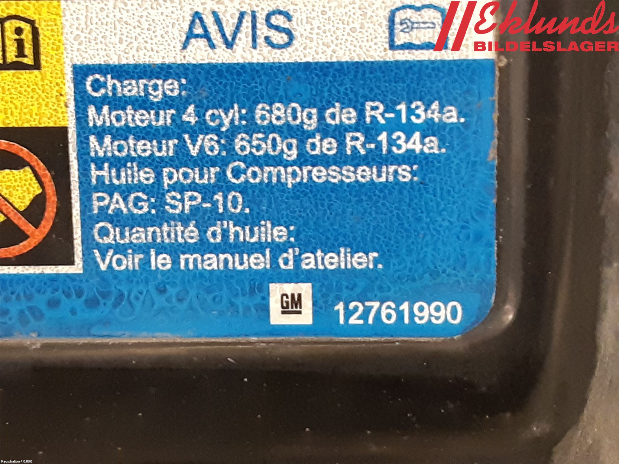 Saab 9-3 VER2/VER3 08-15 Frontplåt