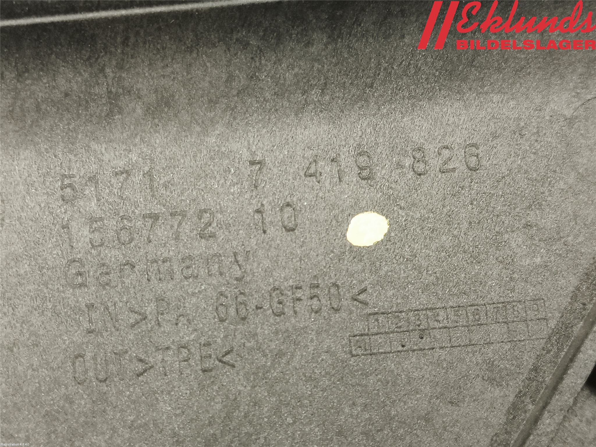 BMW X1 F48 15-22 Batterilåda-Fäste-Hållare