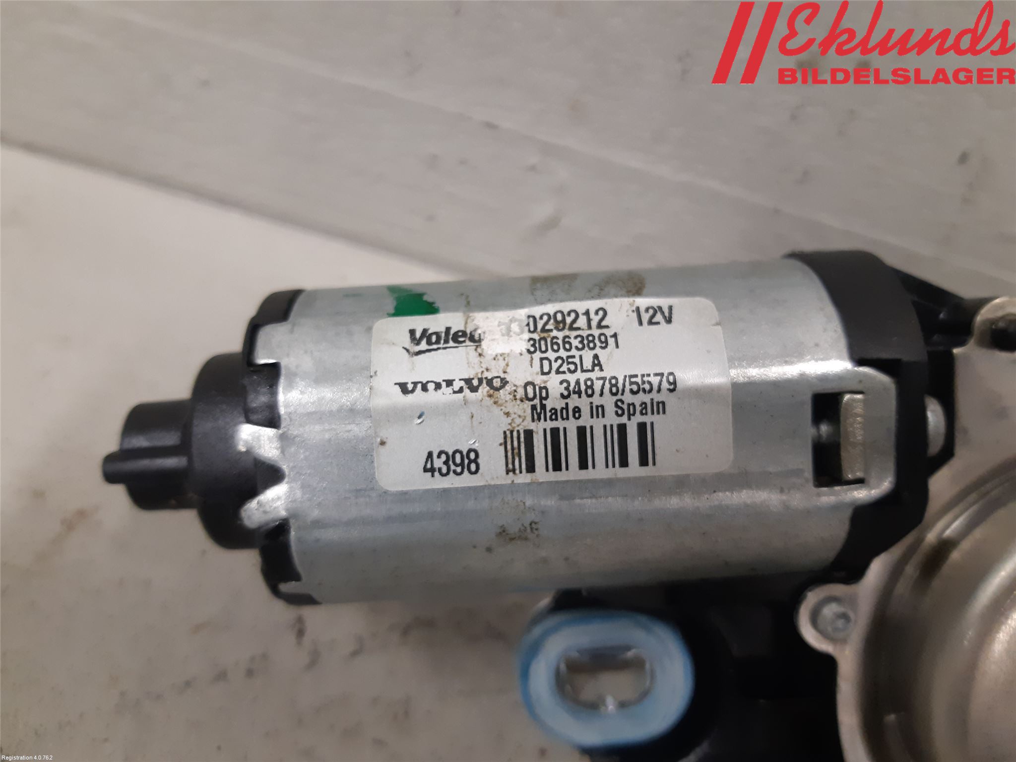 Volvo V70 08-13 Torkarmotor Baklucka