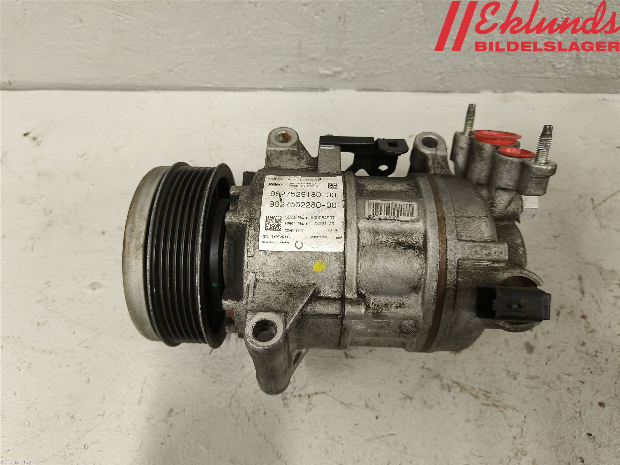 Peugeot 3008 17-24 Ac Kompressor