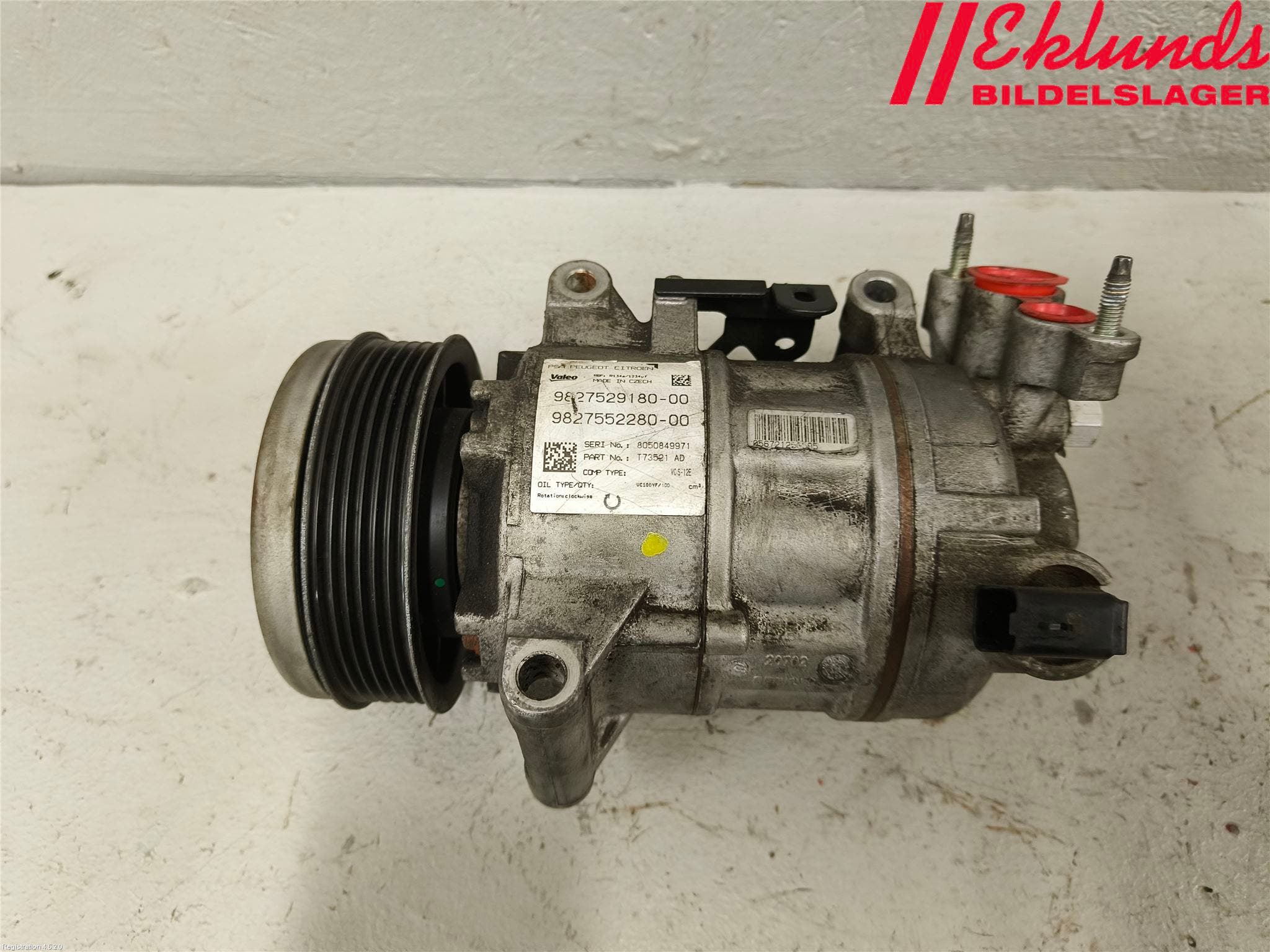 Peugeot 3008 17-24 Ac Kompressor