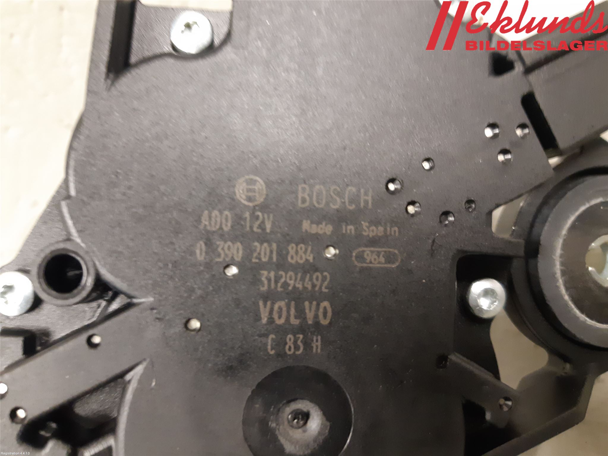 Volvo V40 CROSS COUNTRY 13-19 Torkarmotor Baklucka