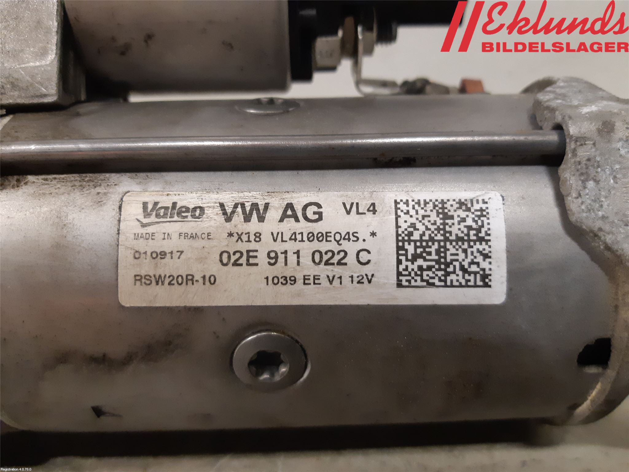 Skoda OCTAVIA (5E) 13-20 Startmotor Diesel