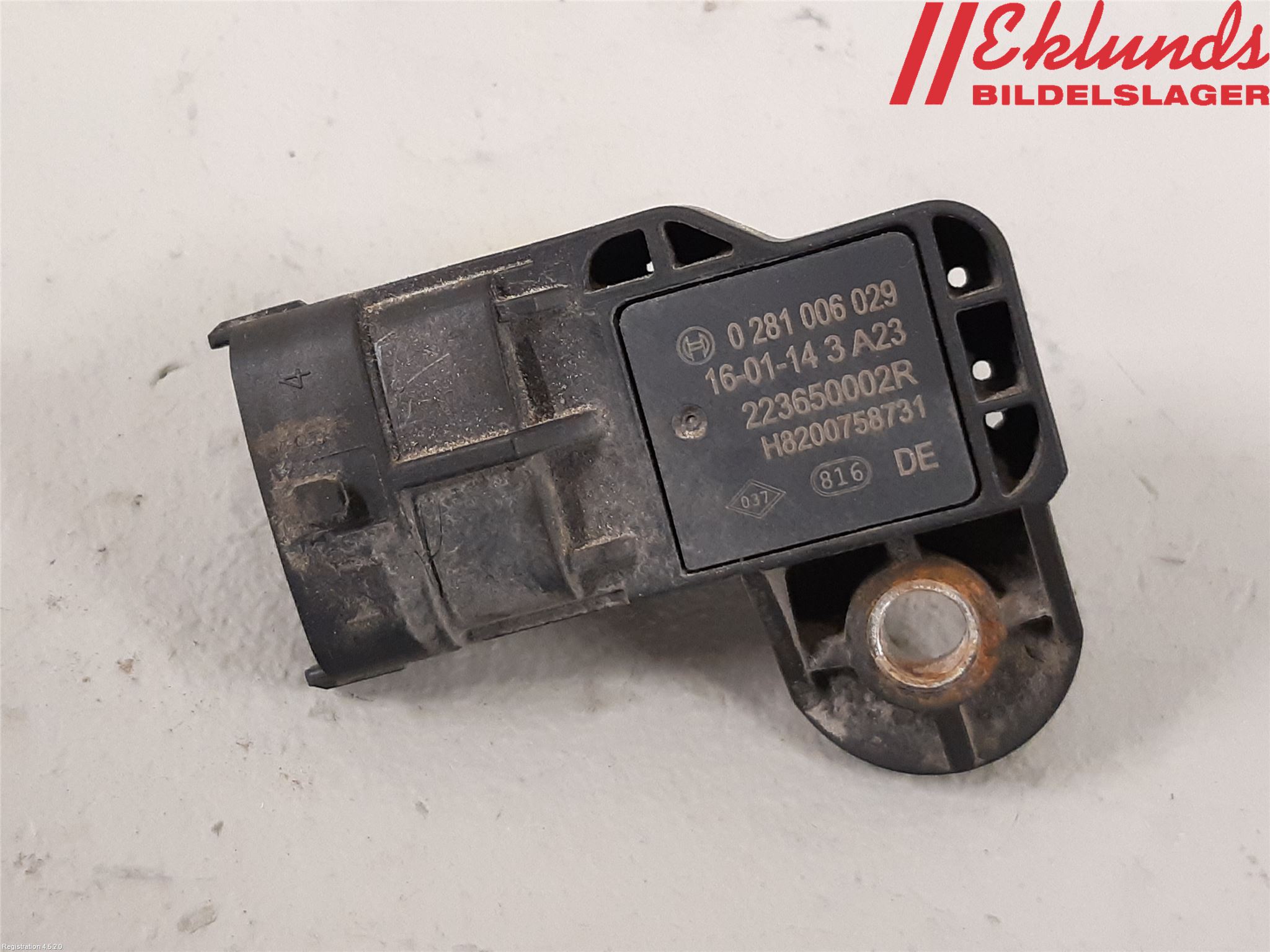 Renault CLIO IV 12-16 Givare Laddluftstryck