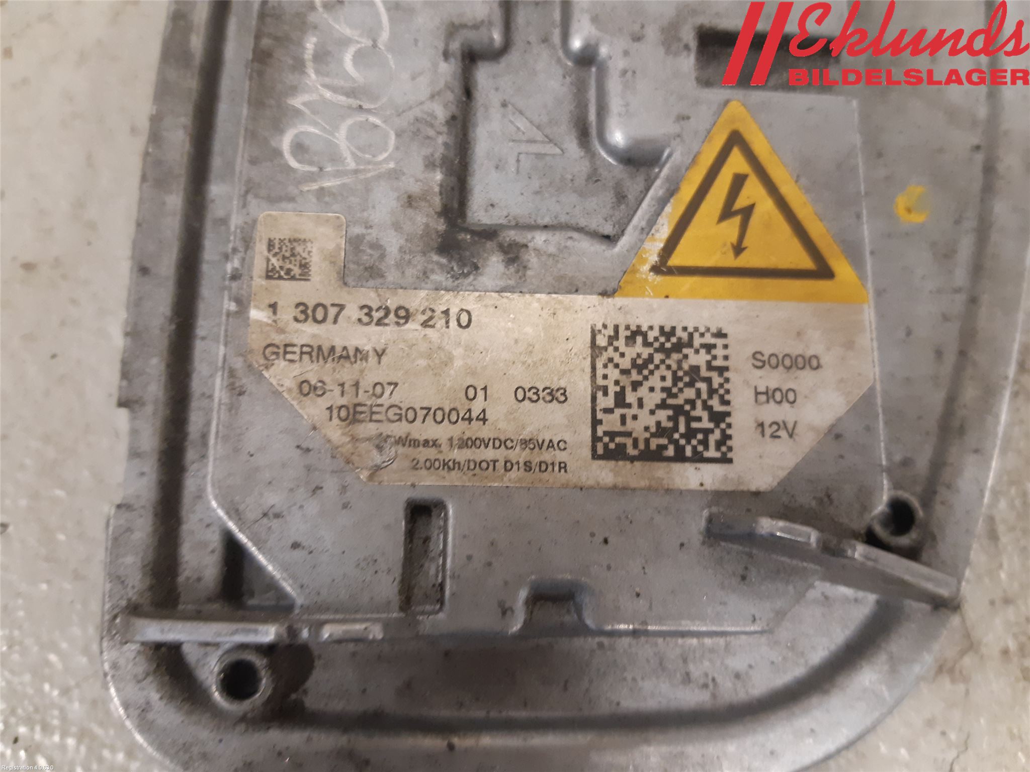 Volvo V50 08-12 Styrenhet Strålkastare