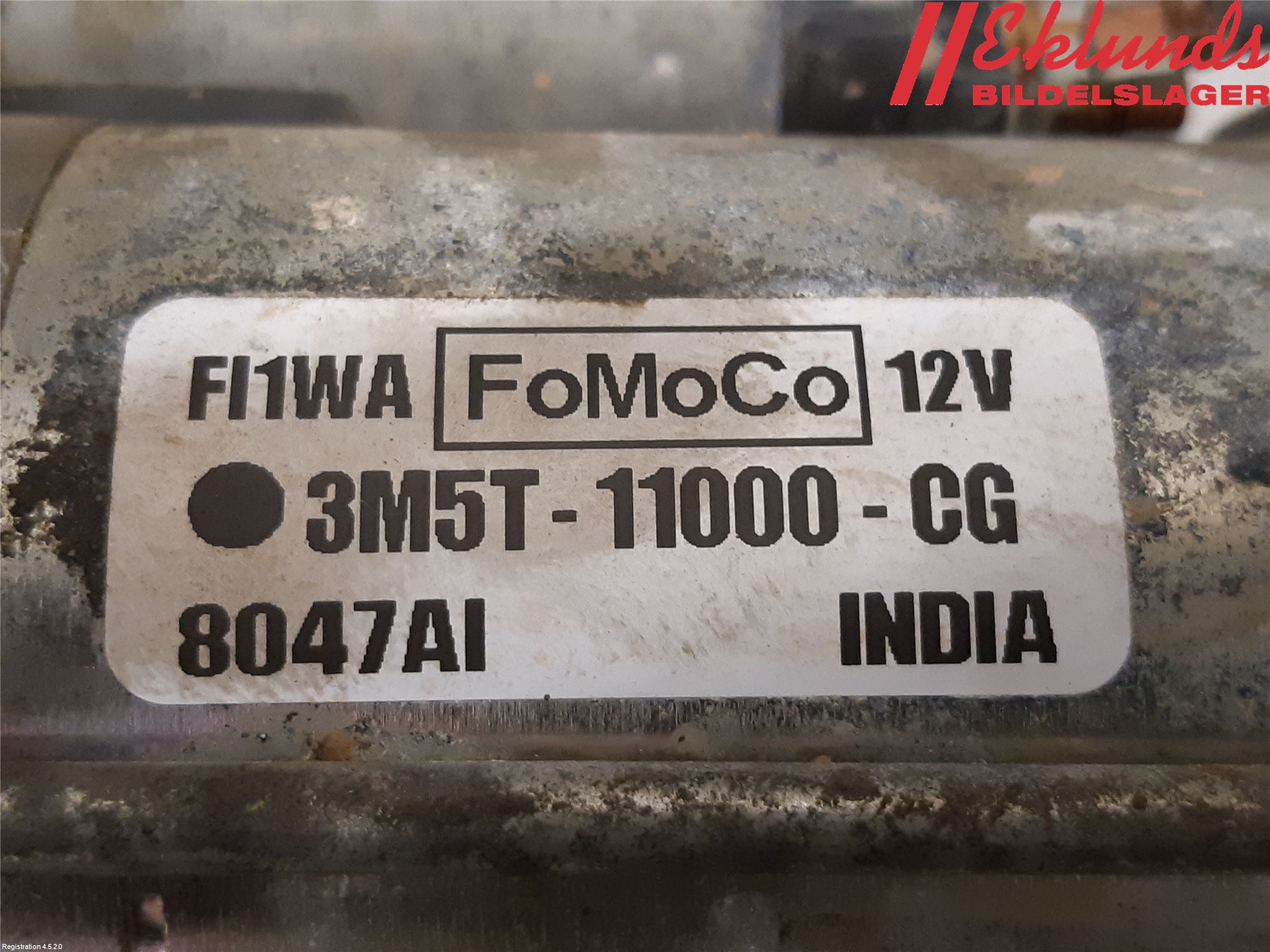 Ford TRANSIT/TOURNEO CONNECT 13-22 Startmotor Diesel