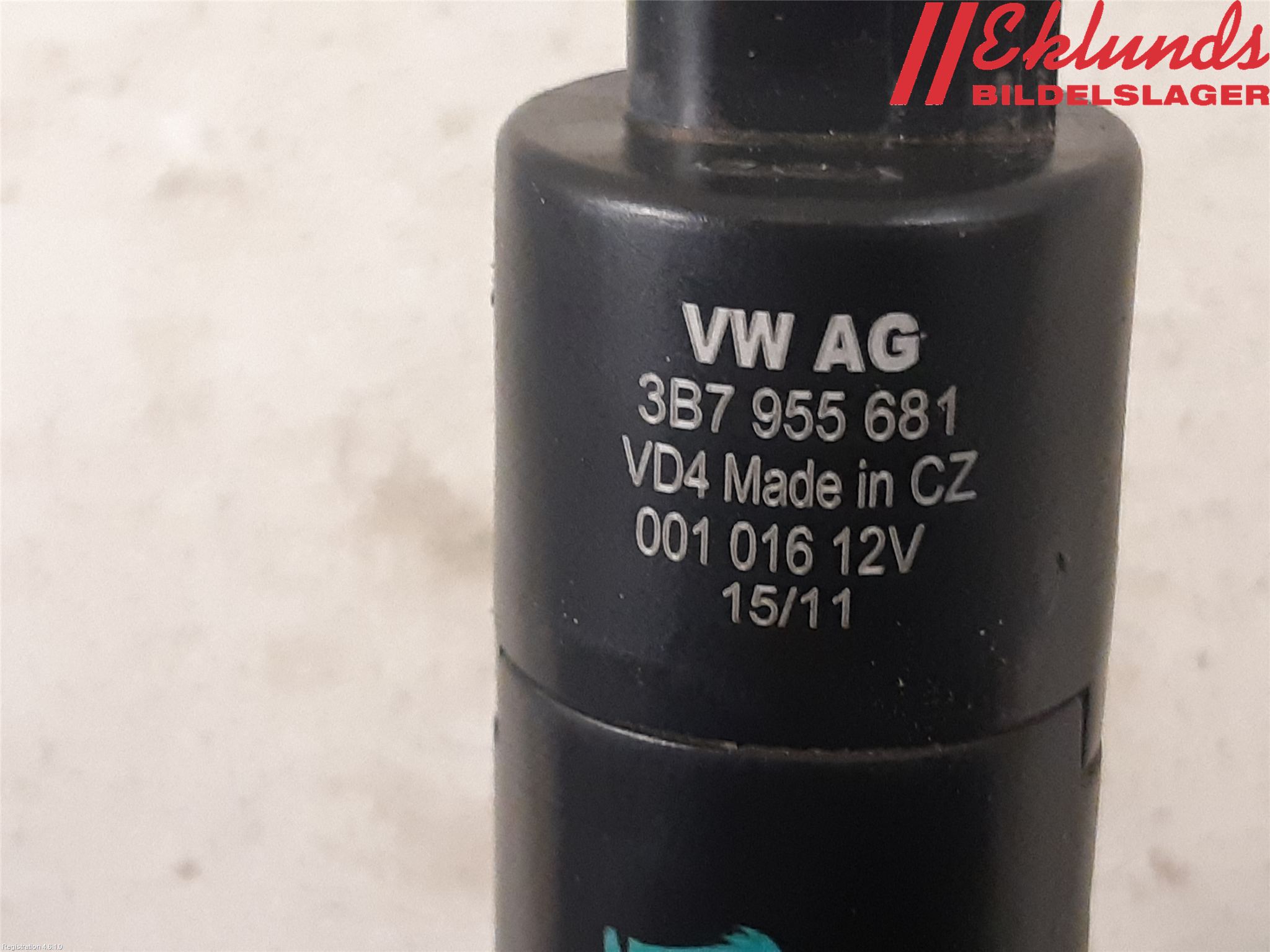 Volkswagen VW GOLF VI 09-13 Spolarpump Högtryck