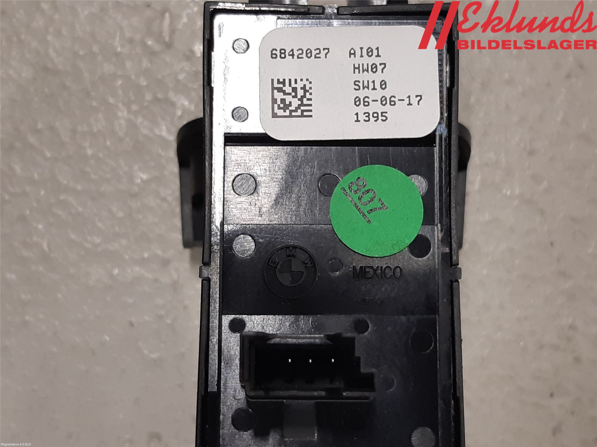 BMW 5 G30/G31/F90 17-23 Strömställare Parkeringsbroms