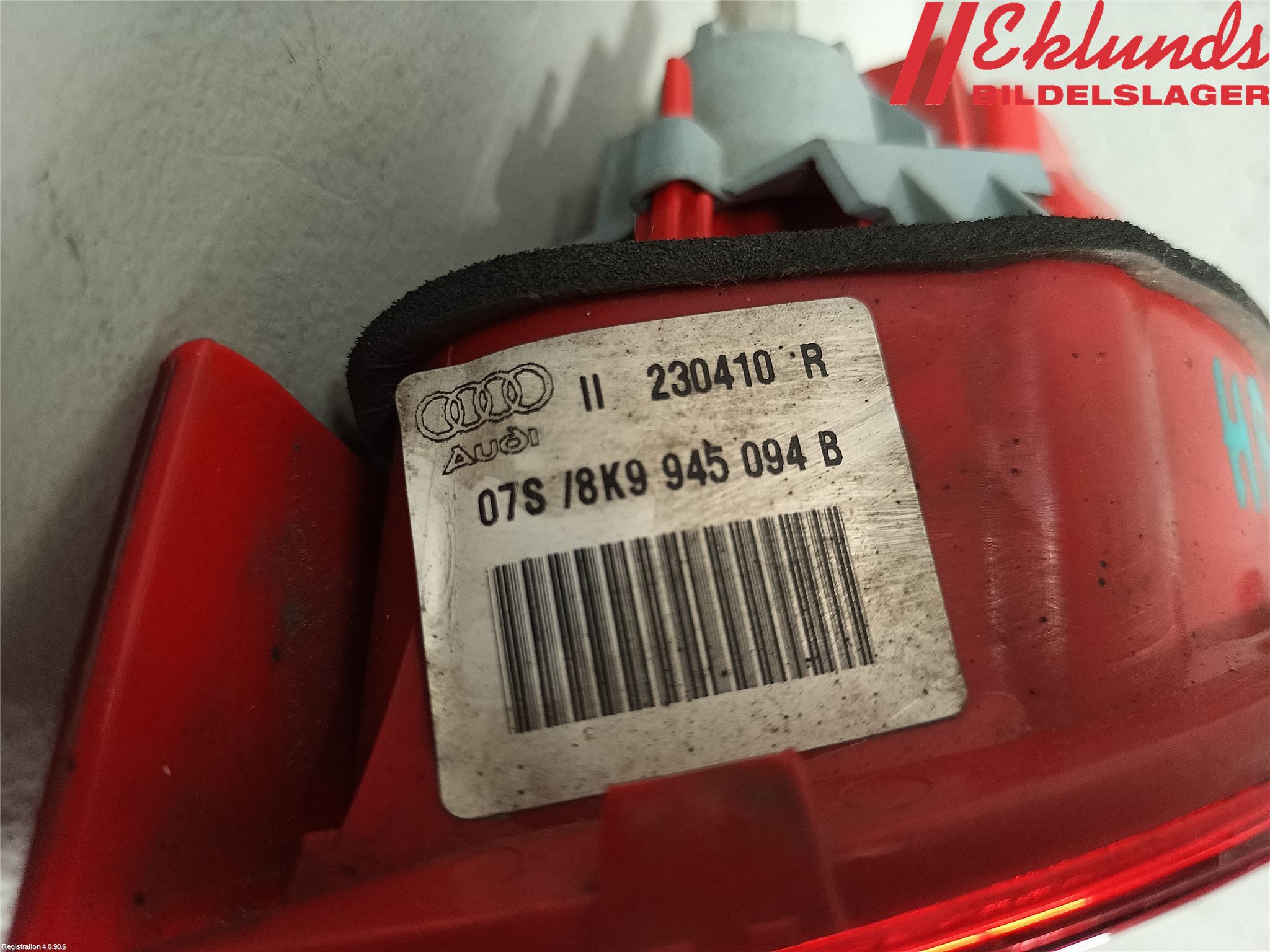 Audi A4/S4 08-11 Bakljus Lucka Hö