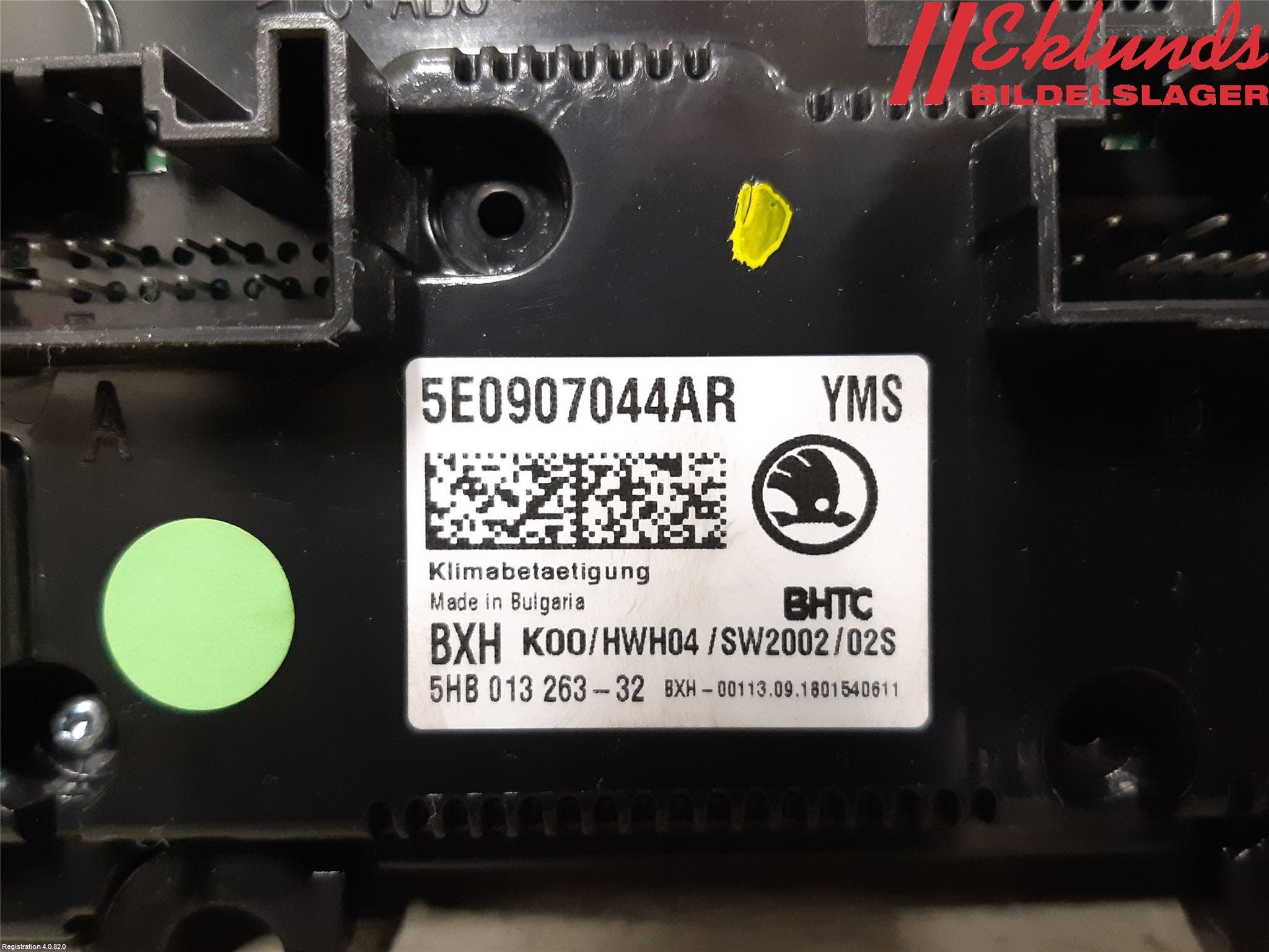 Skoda OCTAVIA (5E) 13-20 Ac Styrenhet Ac Manöveren