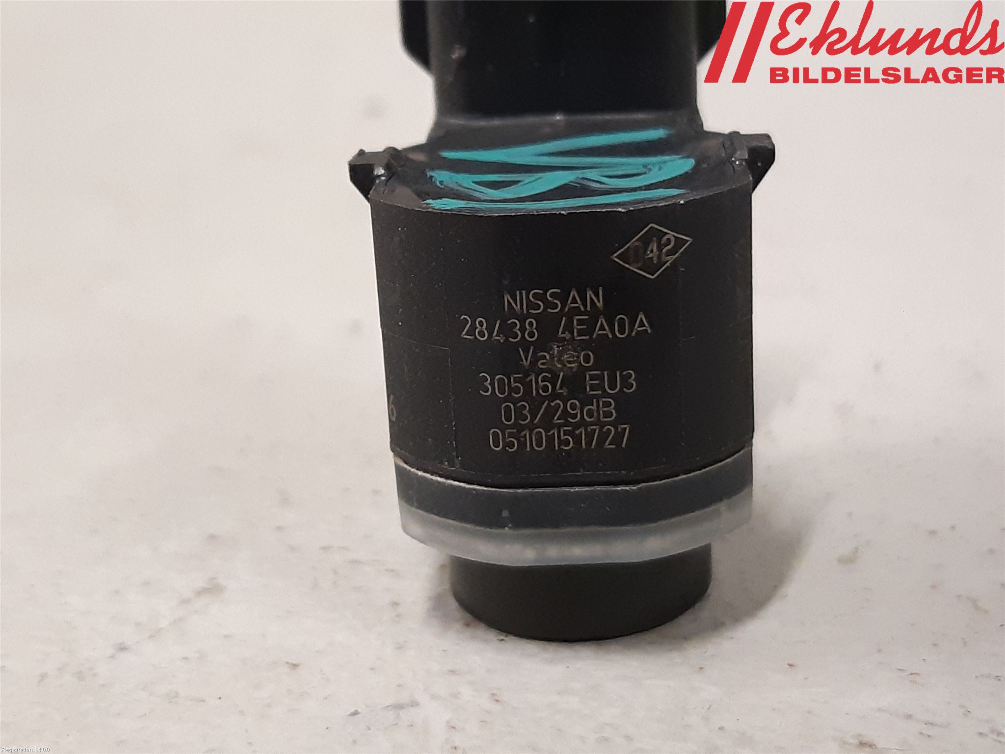 Nissan QASHQAI 14-17 Parkeringshjälp Backsensor