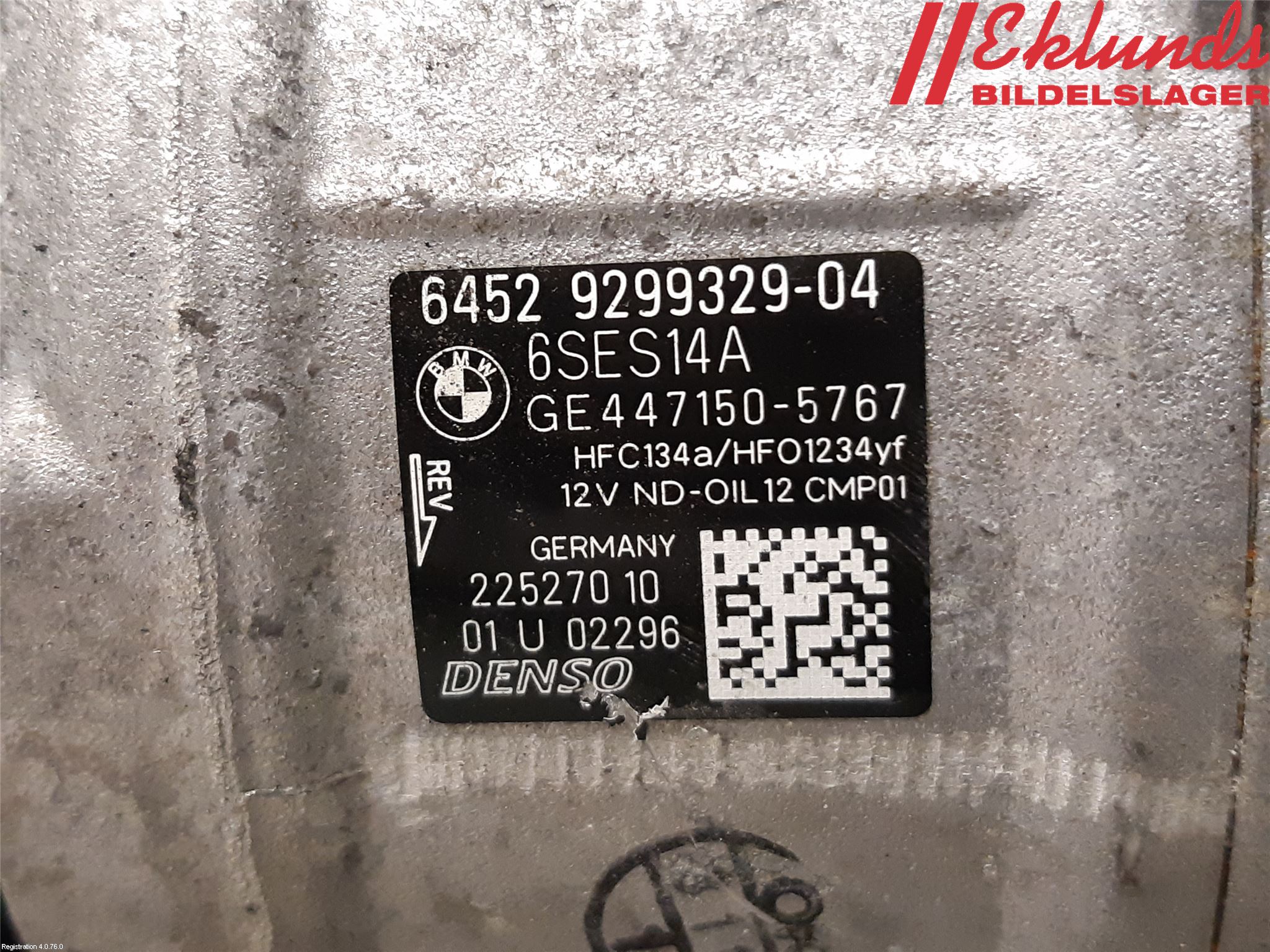 BMW 3 GT F34 13-19 Ac Kompressor