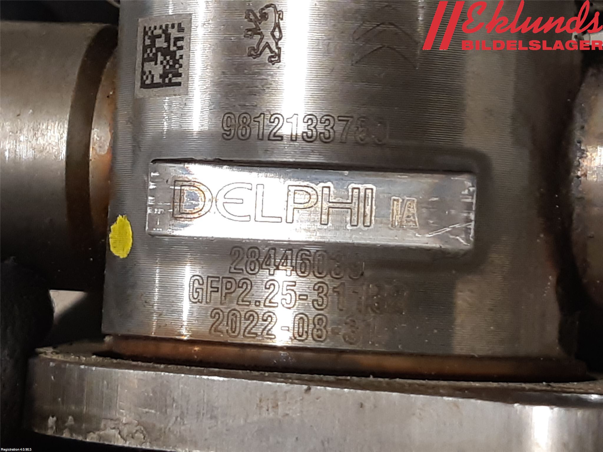 Peugeot 2008/E-2008 20- Bränslepump Mek