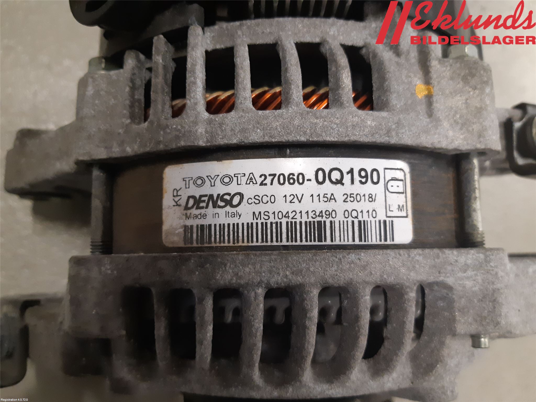 Toyota AYGO 15-21 Generator