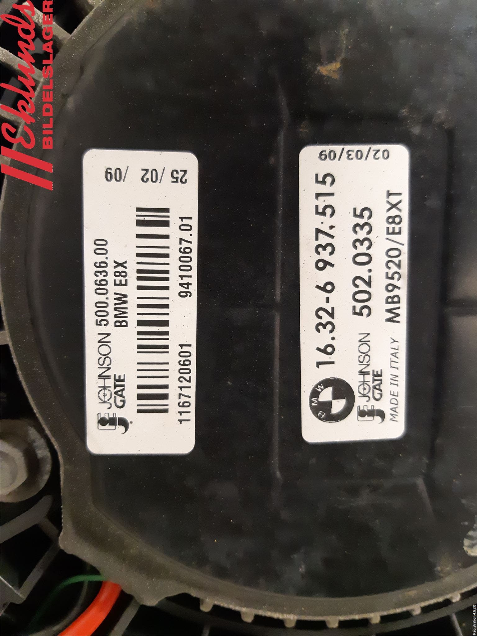 BMW 3 E90/91 SED/TOU 05-12 Kylfläkt El